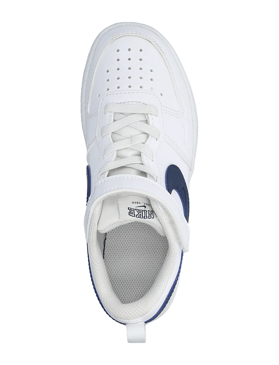 Nike - COURT BOROUGH LOW BRND (PS) - lave sneakers - white/midnight navy - 3