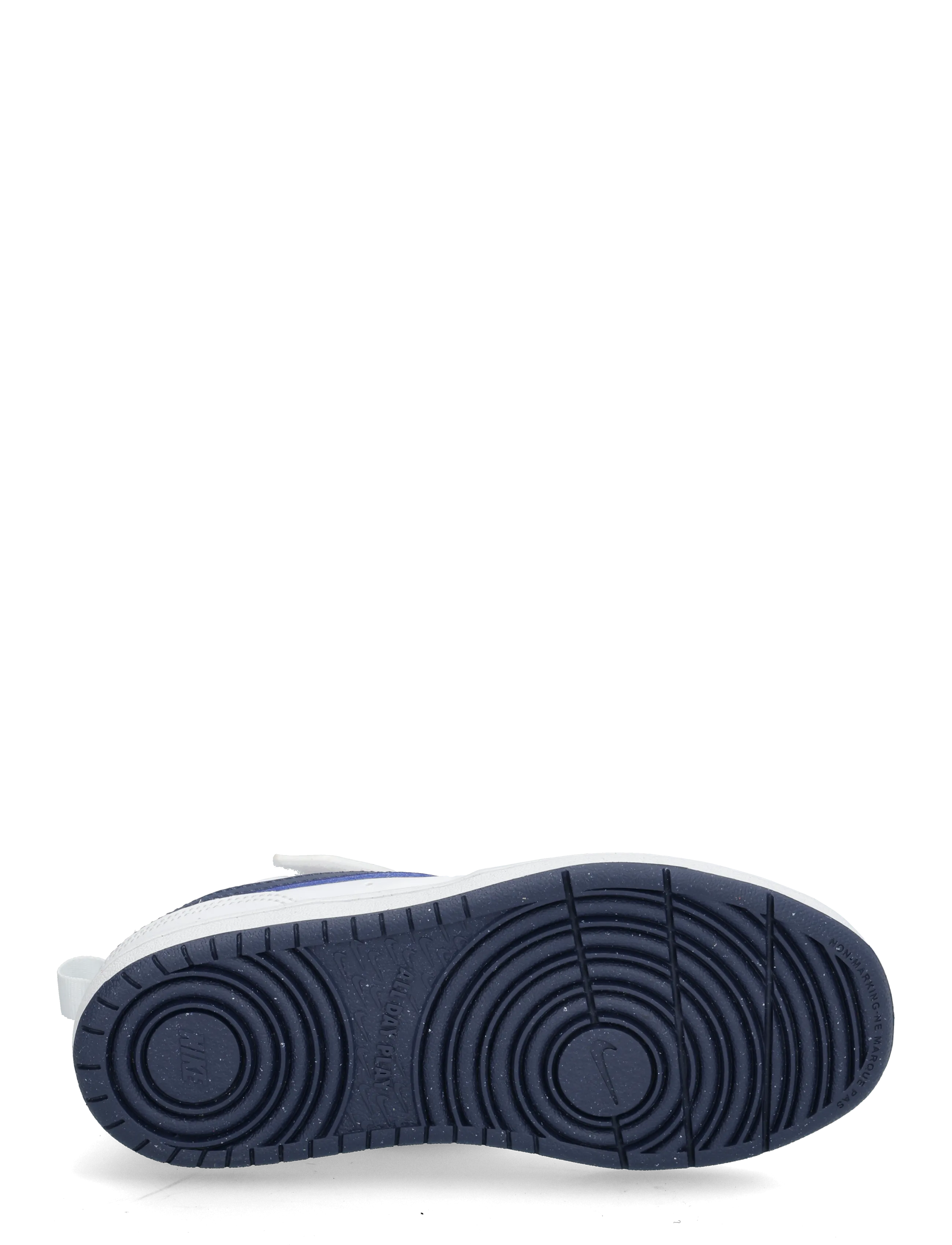 Nike - COURT BOROUGH LOW BRND (PS) - herbstersparnisse - white/midnight navy - 4