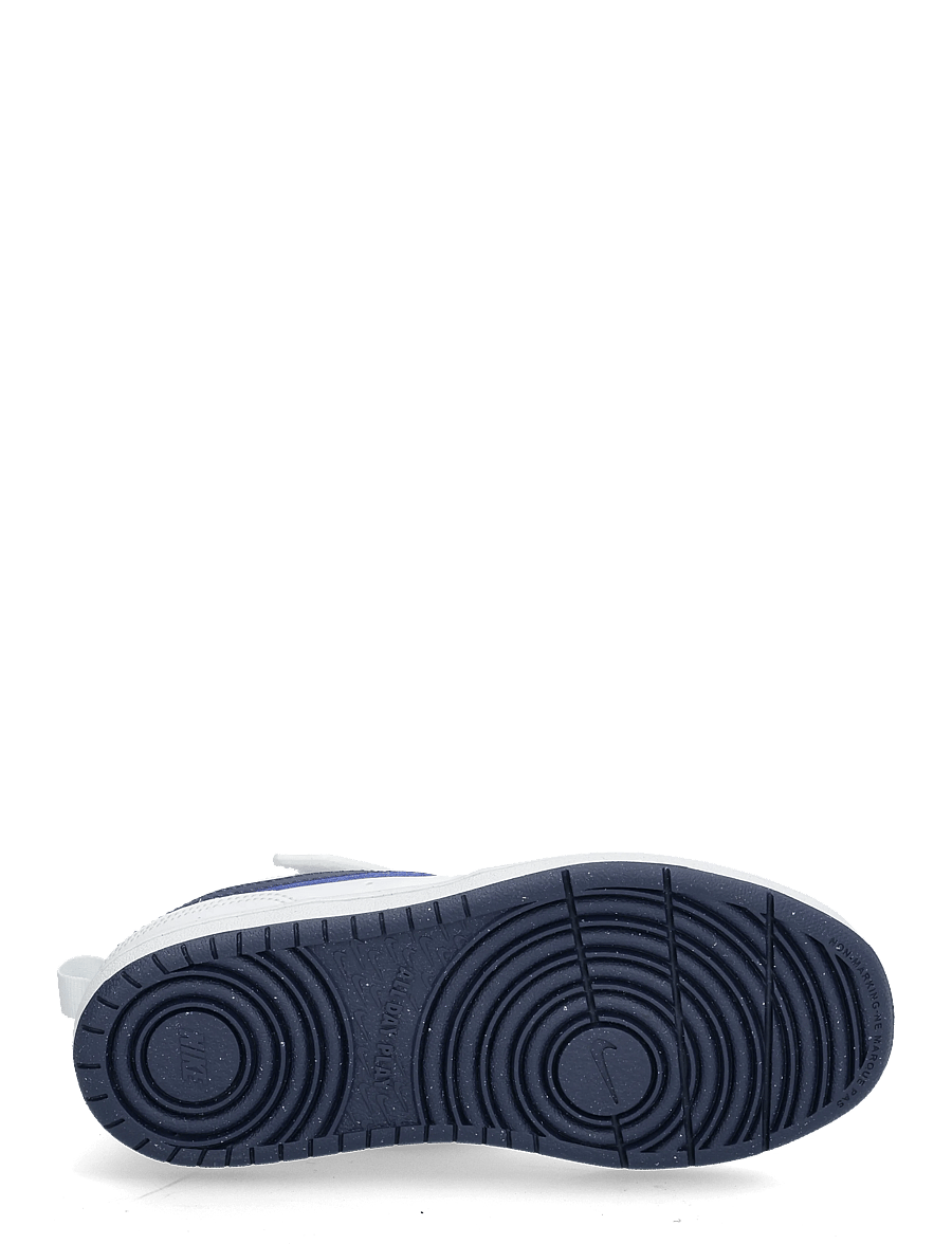 Nike - COURT BOROUGH LOW BRND (PS) - lave sneakers - white/midnight navy - 4