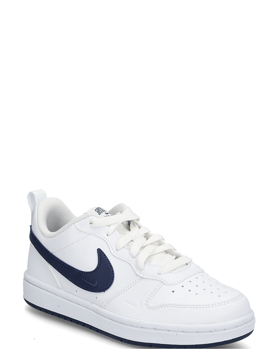 Nike - COURT BOROUGH LOW BRND (GS) - niedriger schnitt - white/midnight navy - 0