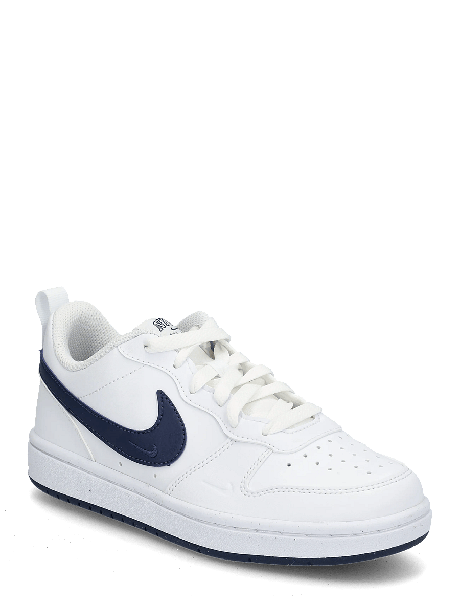 Nike - COURT BOROUGH LOW BRND (GS) - niedriger schnitt - white/midnight navy - 0