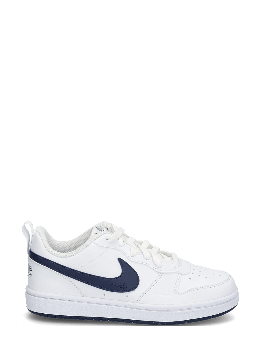 Nike - COURT BOROUGH LOW BRND (GS) - niedriger schnitt - white/midnight navy - 2