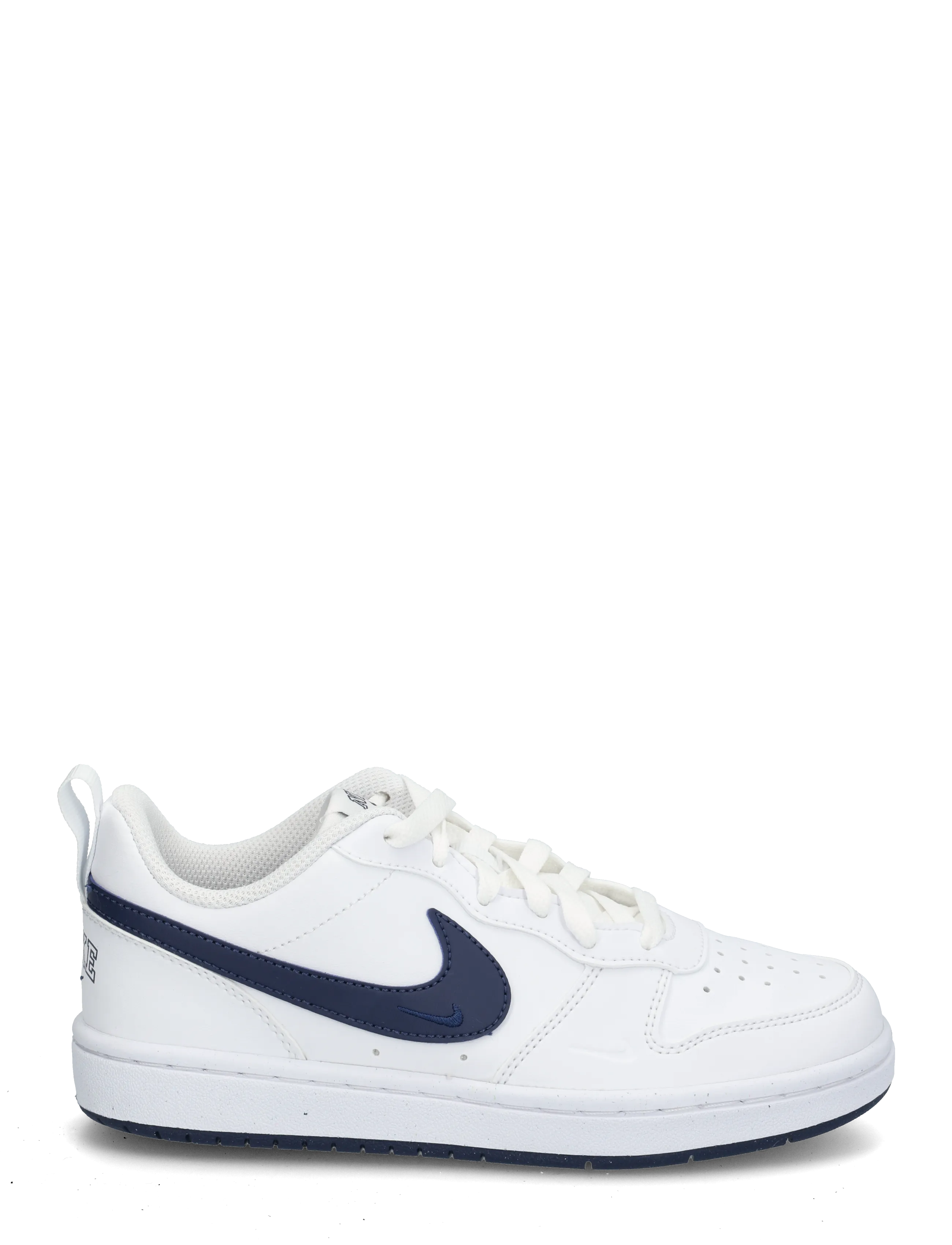 Nike - COURT BOROUGH LOW BRND (GS) - niedriger schnitt - white/midnight navy - 2