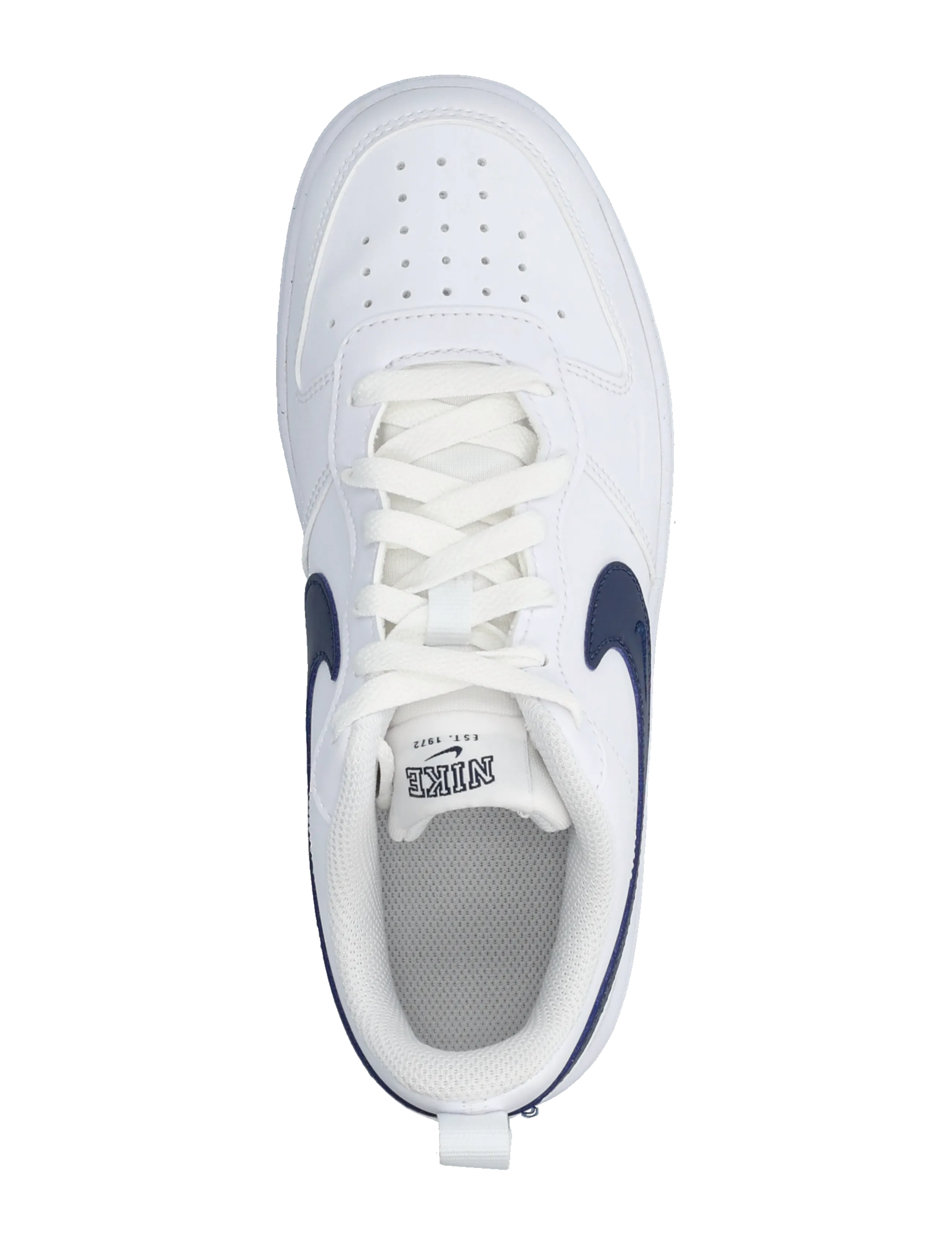 Nike - COURT BOROUGH LOW BRND (GS) - niedriger schnitt - white/midnight navy - 3