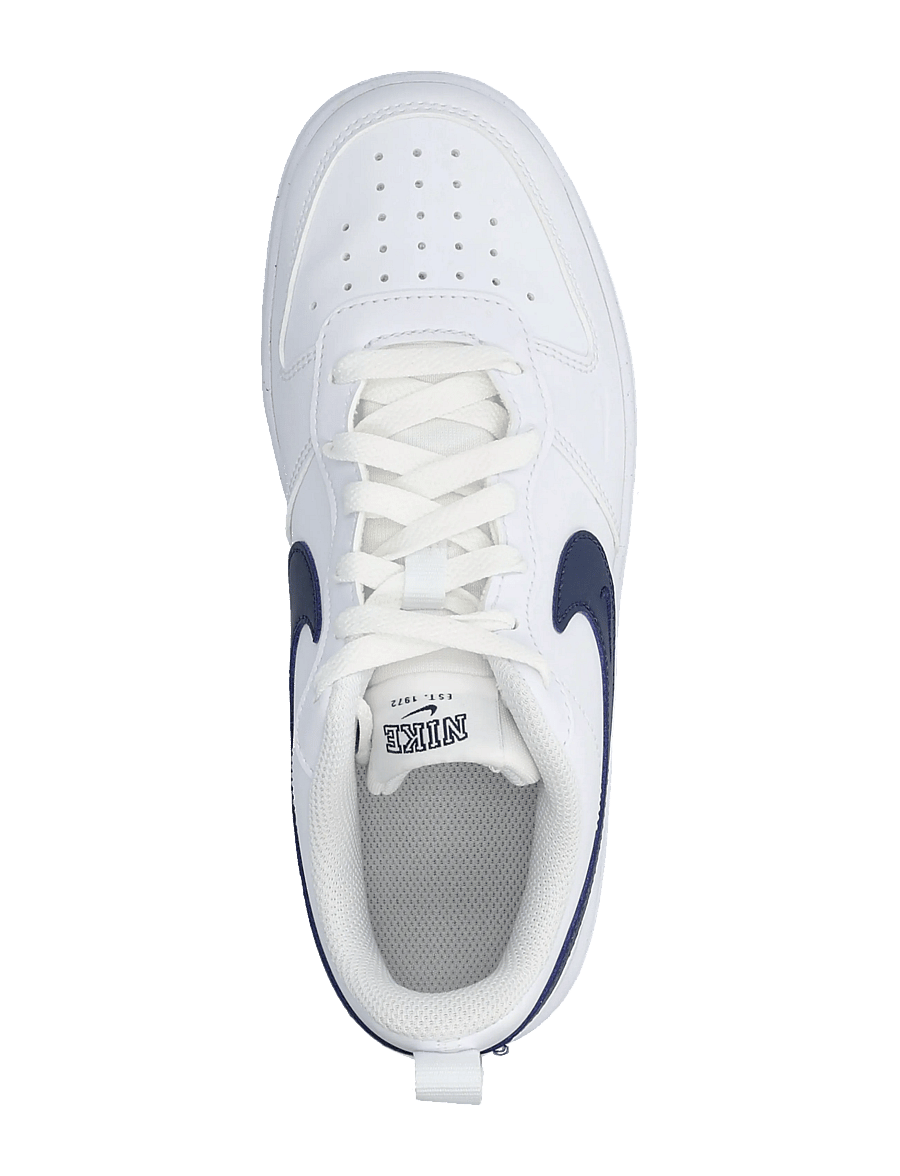 Nike - COURT BOROUGH LOW BRND (GS) - niedriger schnitt - white/midnight navy - 3
