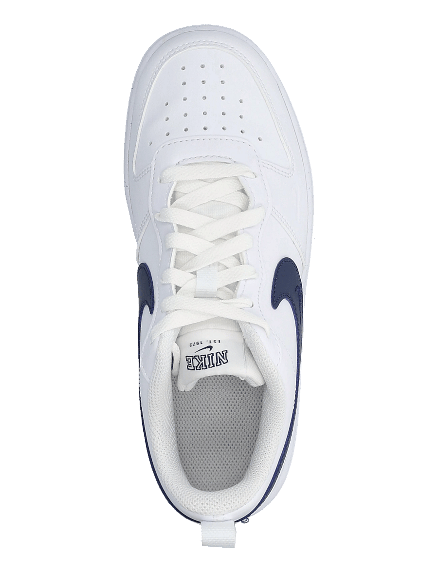 Nike - COURT BOROUGH LOW BRND (GS) - niedriger schnitt - white/midnight navy - 3