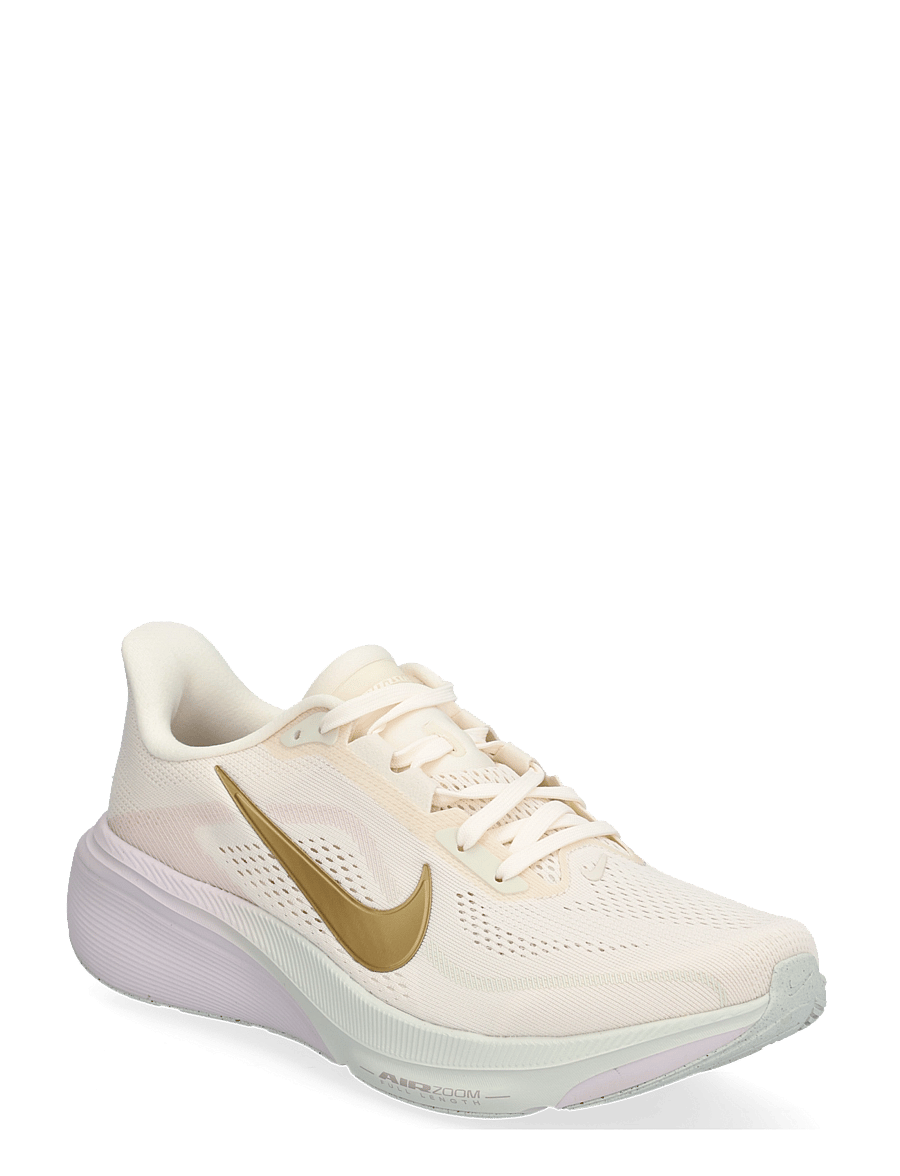 Nike - W AIR ZOOM PEGASUS 42 - laufschuhe - chalk/metallic gold-spruce aur - 0