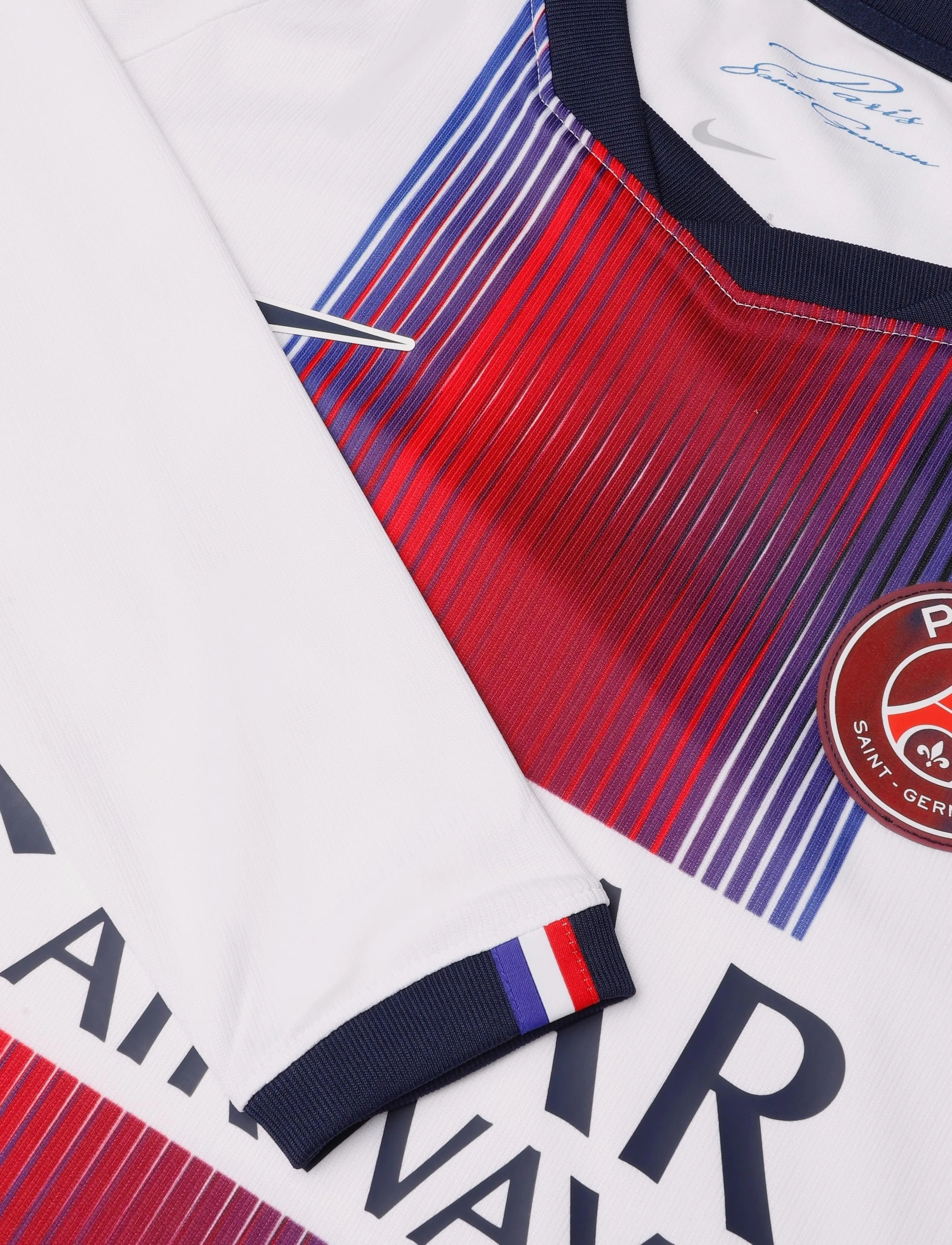 Nike - PSG M NK DF JSY LS STAD AW - white/college navy/college nav - 2