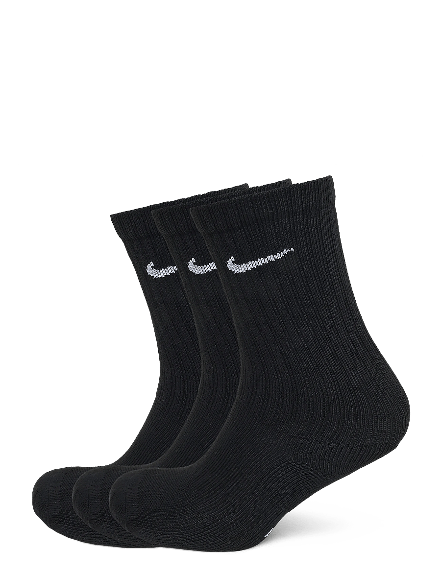 Nike - Y NK EVRYDAY CUSH CREW 3PR-108 - strümpfe - black/white - 0