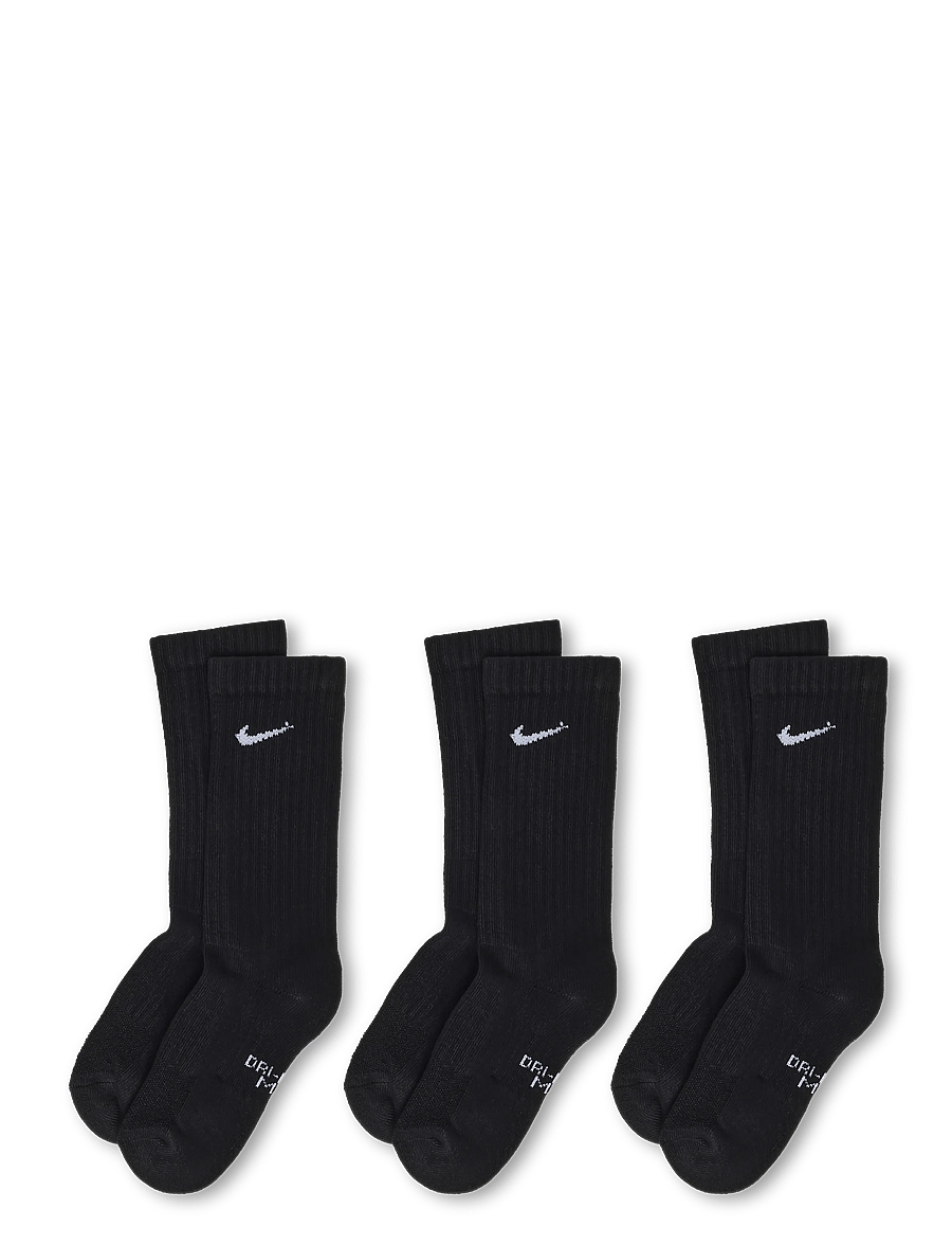 Nike - Y NK EVRYDAY CUSH CREW 3PR-108 - strümpfe - black/white - 1