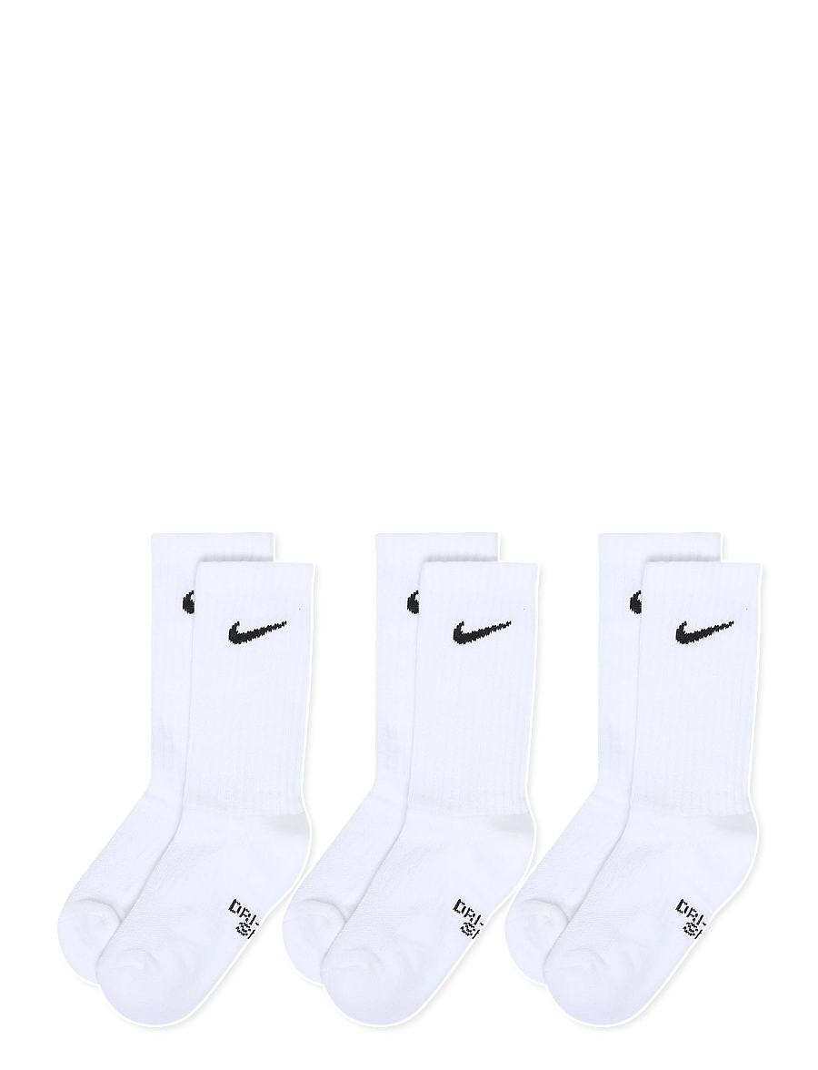 Nike - Y NK EVRYDAY CUSH CREW 3PR-108 - strümpfe - white/black - 1