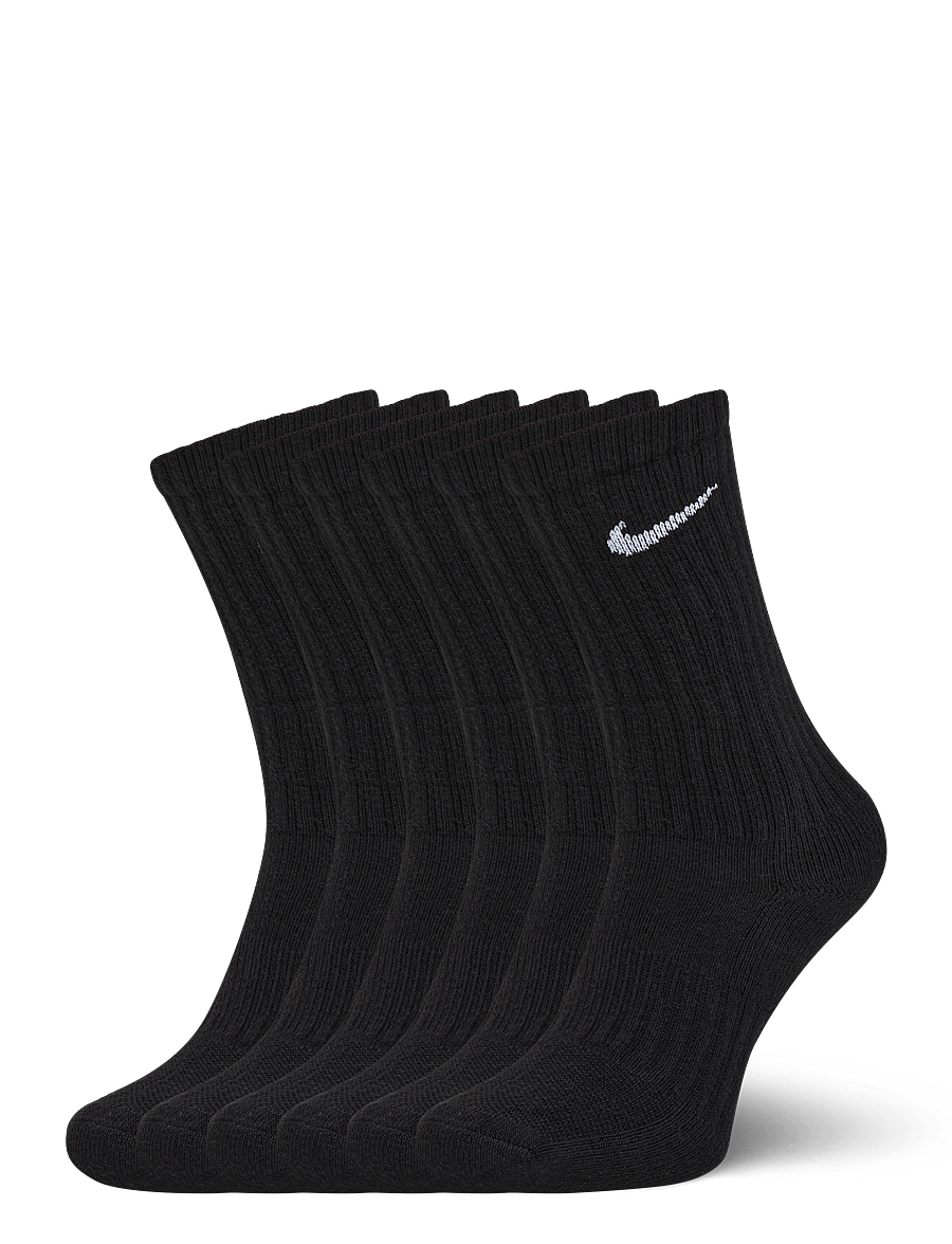 Nike - Y NK EVERYDY CUSH CREW 6PR 108 - strümpfe - black/white - 0