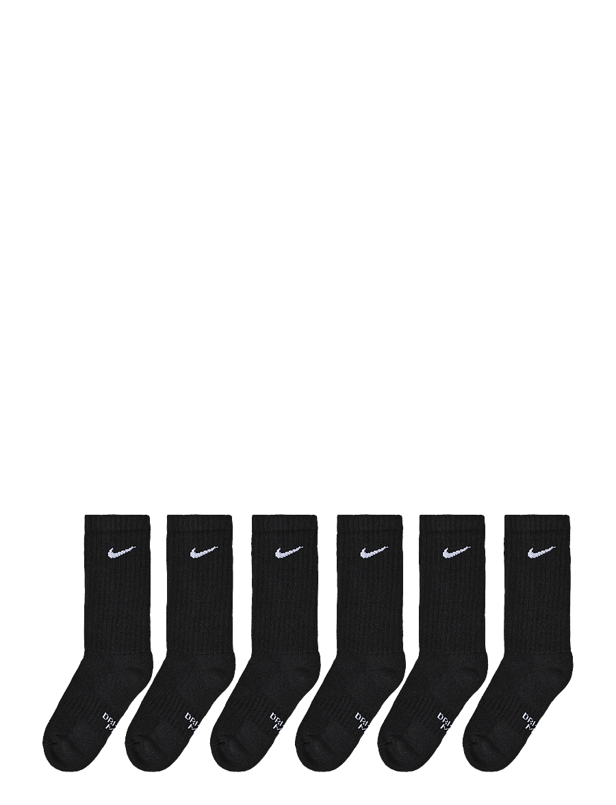 Nike - Y NK EVERYDY CUSH CREW 6PR 108 - strümpfe - black/white - 1
