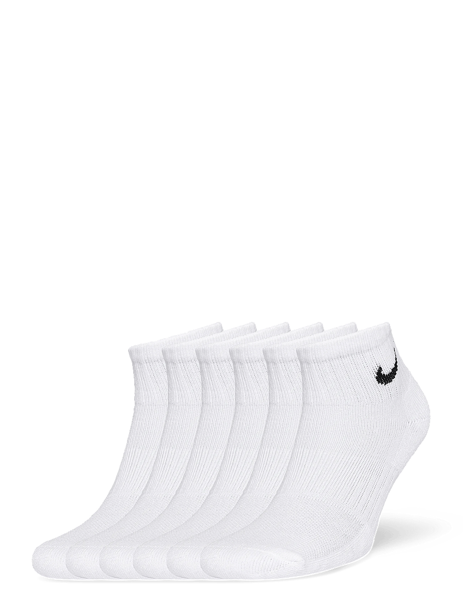 Nike - Y NK EVERYDY CUSH ANKL 6PR 108 - strømper - white/black - 0