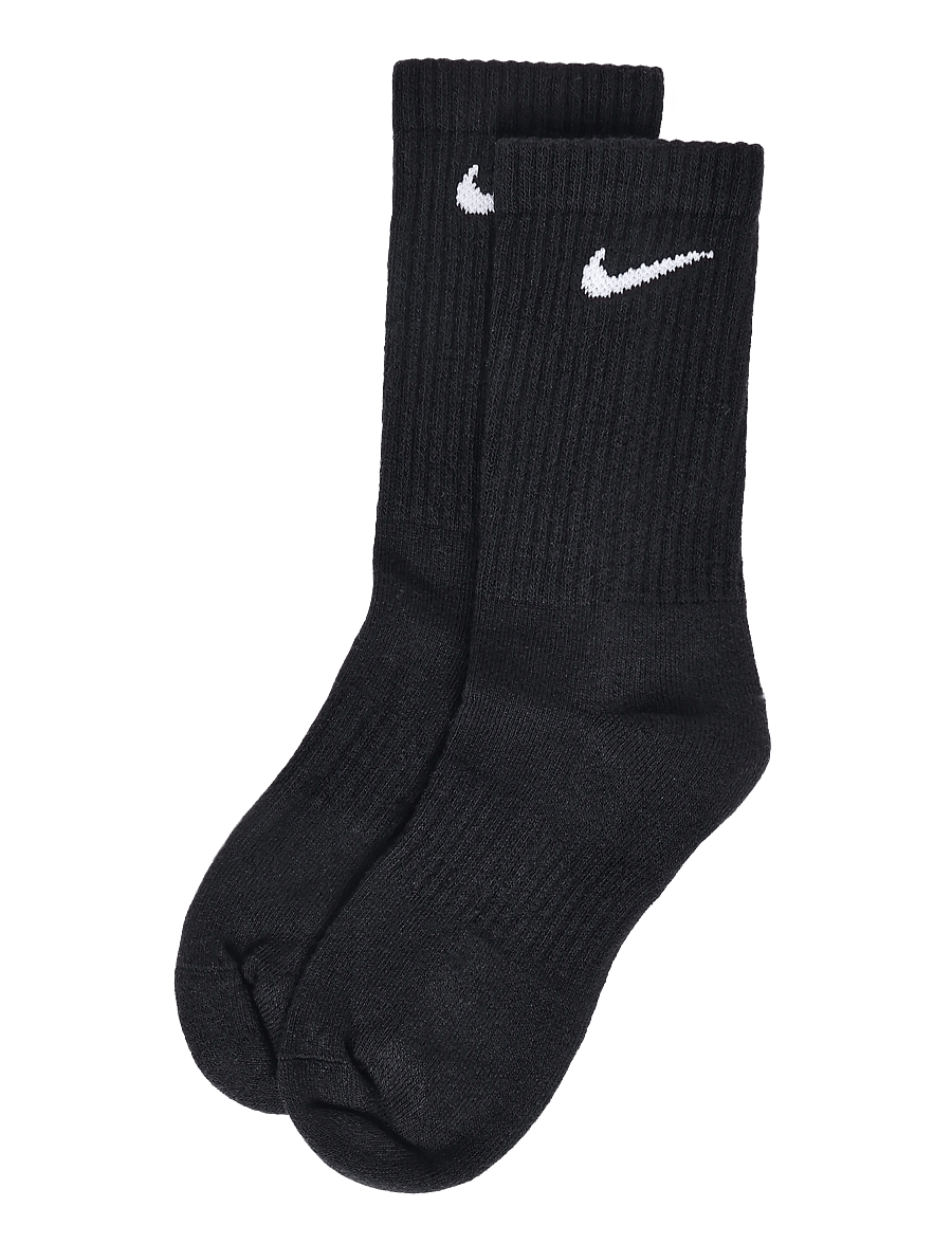 Nike - U NK EVERYDAY CSH CRW 3PR 132 - strümpfe - black/white - 1