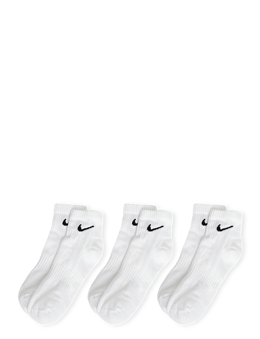 Nike - U NK EVERYDAY CSH ANKL 3PR 132 - sportstrømper - white/black - 1