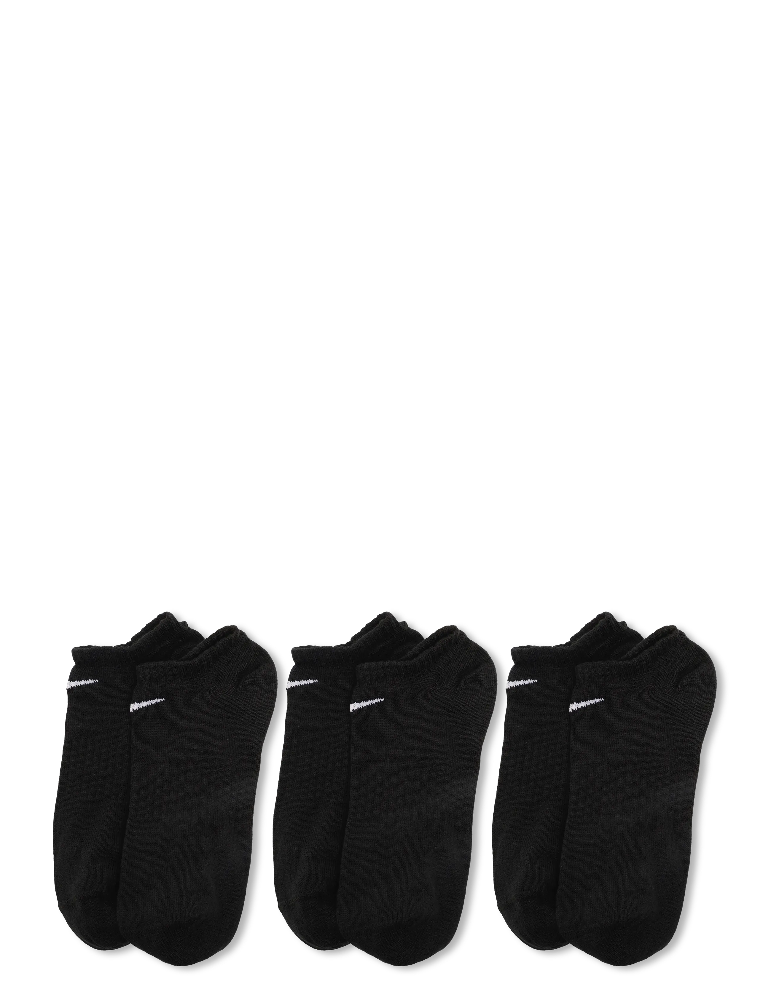 Nike - U NK EVERYDAY LTWT NS 3PR 132 - black/white - 1