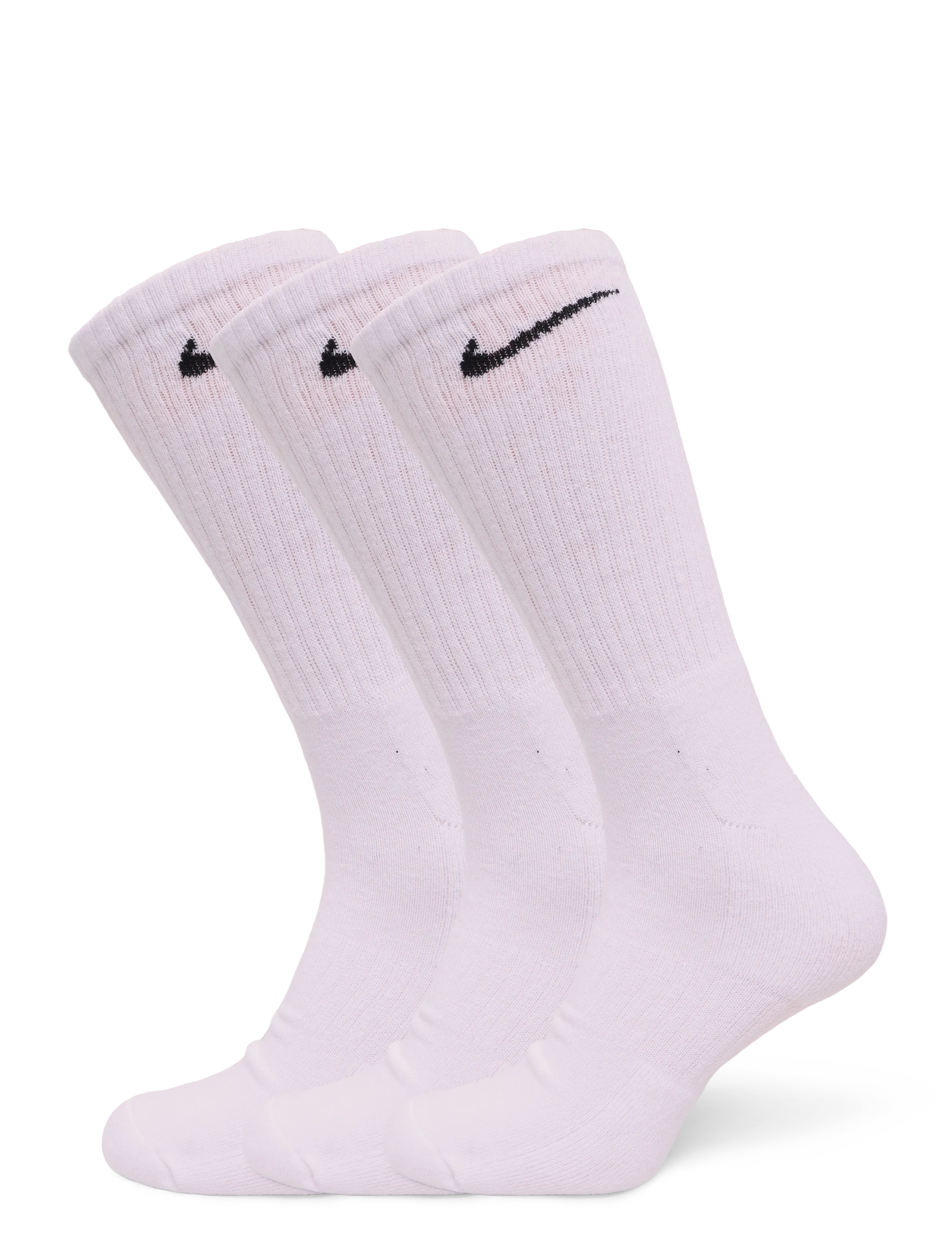 Nike U NK EVERYDAY LTWT NS 3PR 132 - Riided - WHITE/BLACK / white