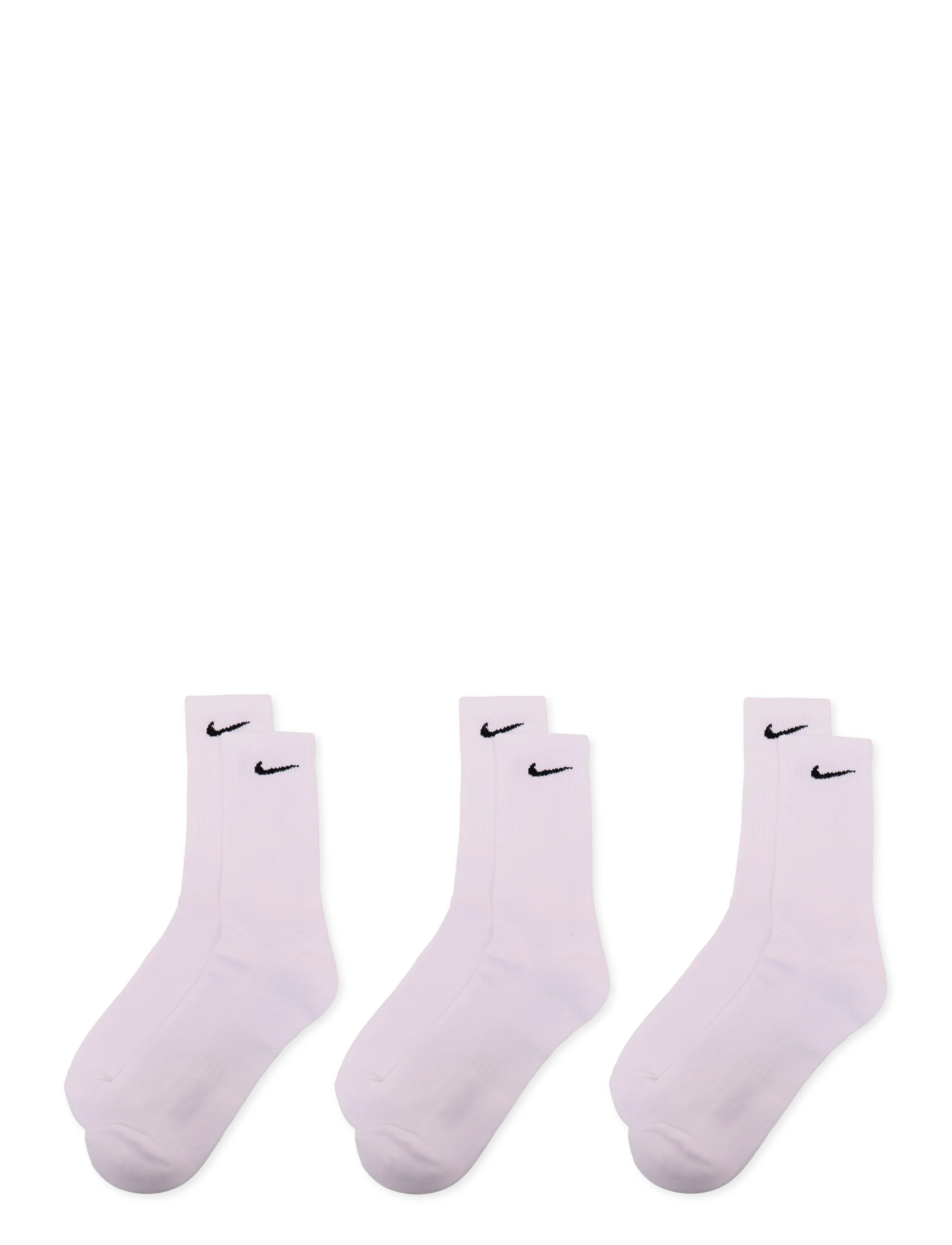 Nike - U NK EVERYDAY LTWT NS 3PR 132 - white/black - 1
