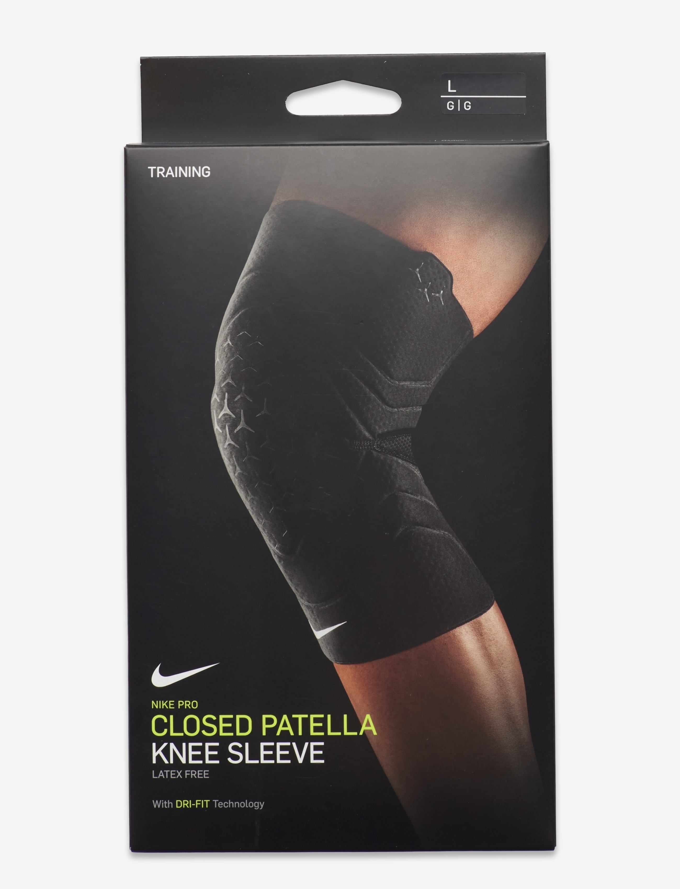 NIKE Equipment NIKE PRO CLOSED PATELLA KNEE SLEEVE 3.0 - Kampagne - BLACK/WHITE / black