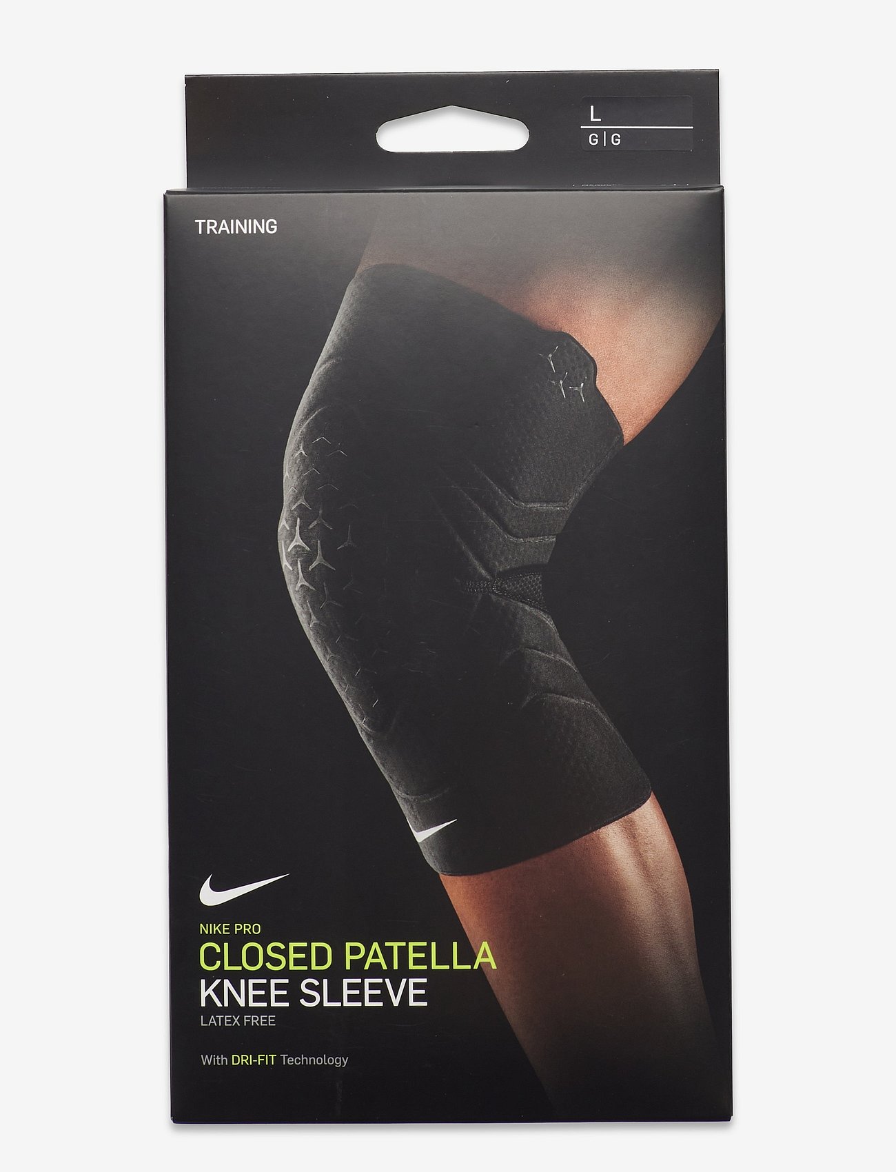 NIKE Equipment Nike Pro Closed Patella Knee Sleeve 3.0 - Black - L