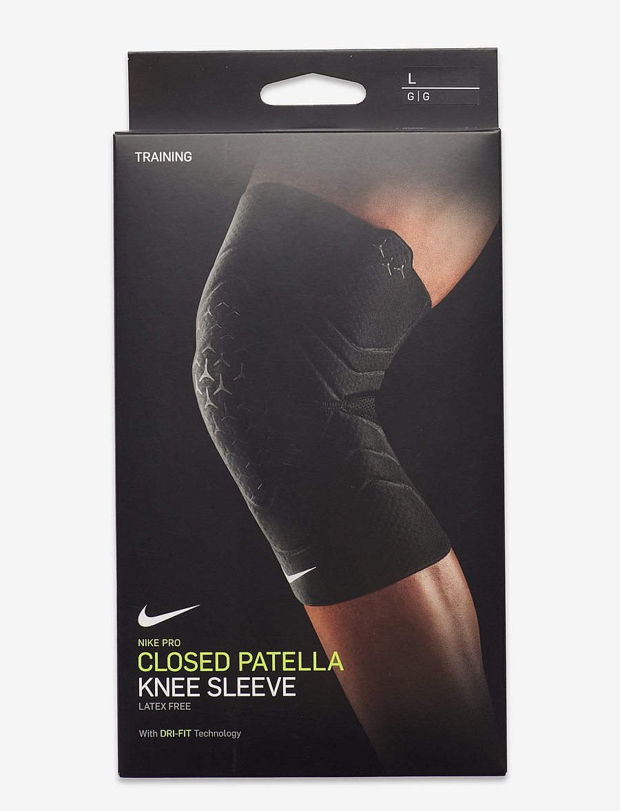 NIKE Equipment - NIKE PRO CLOSED PATELLA KNEE SLEEVE 3.0 - knestøtte - black/white - 1