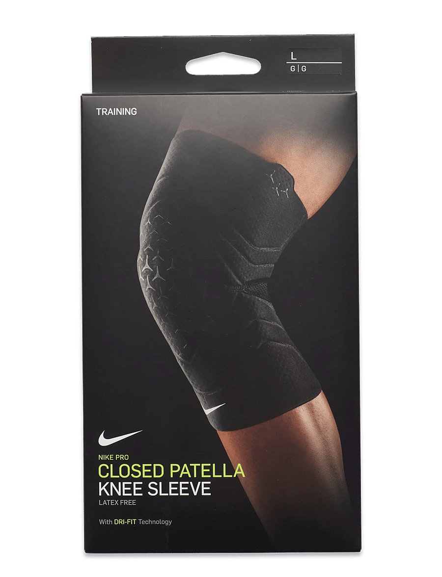 NIKE Equipment - NIKE PRO CLOSED PATELLA KNEE SLEEVE 3.0 - knestøtte - black/white - 0