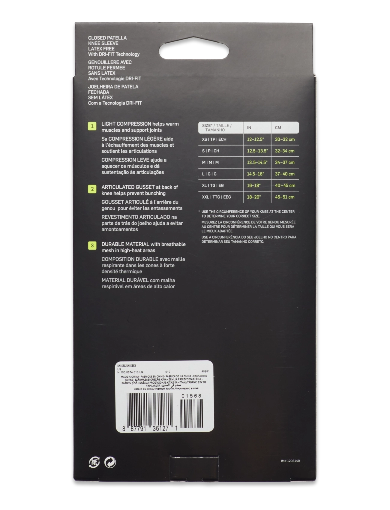 NIKE Equipment - NIKE PRO CLOSED PATELLA KNEE SLEEVE 3.0 - põlvetugi - black/white - 4