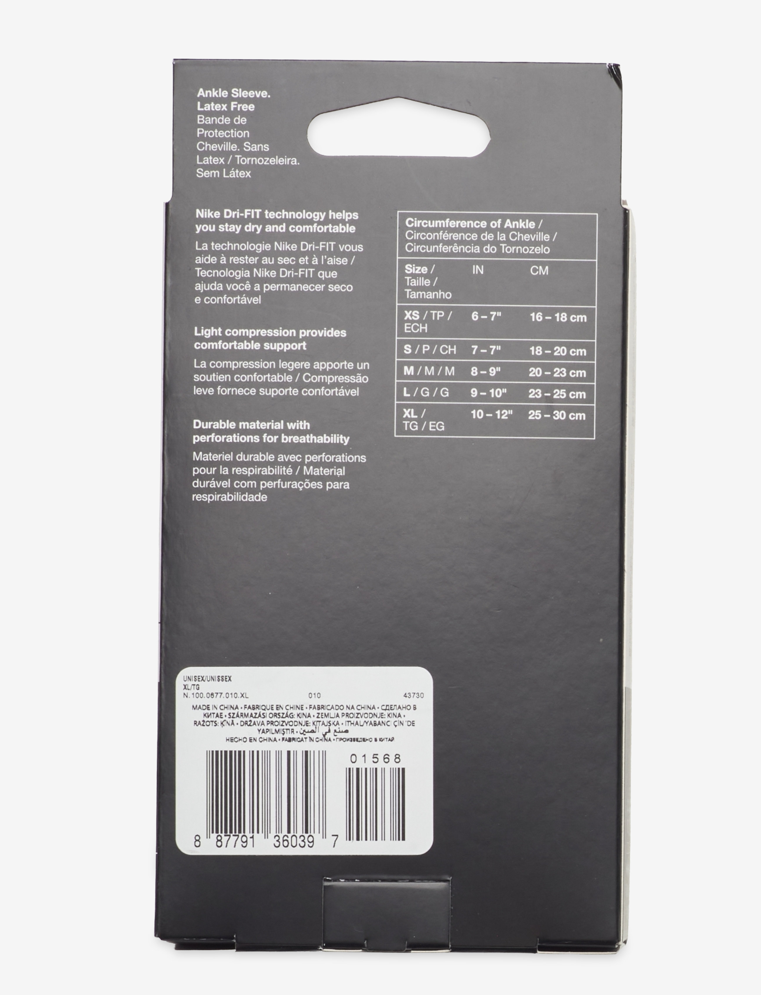 NIKE Equipment - NIKE PRO ANKLE SLEEVE 3.0 - knöchelstütze - black/white - 3