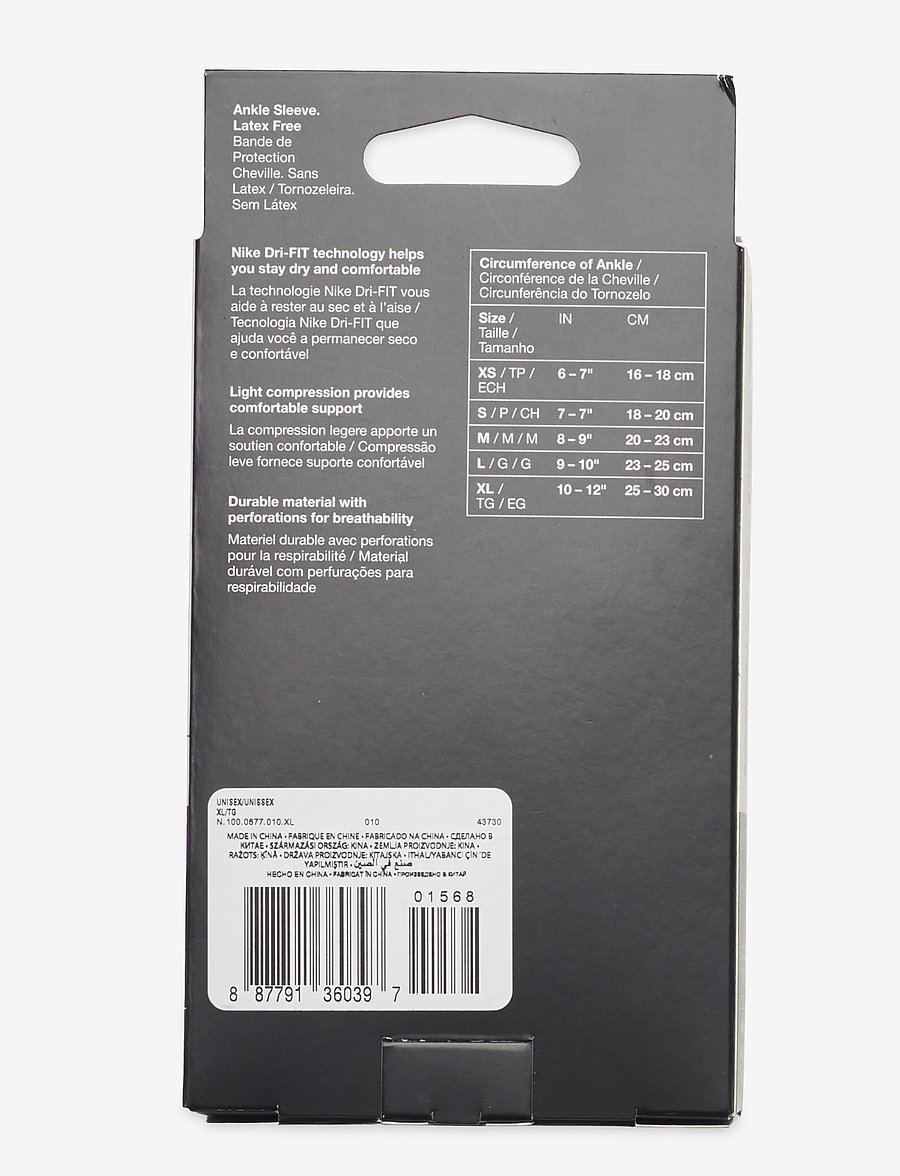 NIKE Equipment - NIKE PRO ANKLE SLEEVE 3.0 - knöchelstütze - black/white - 3
