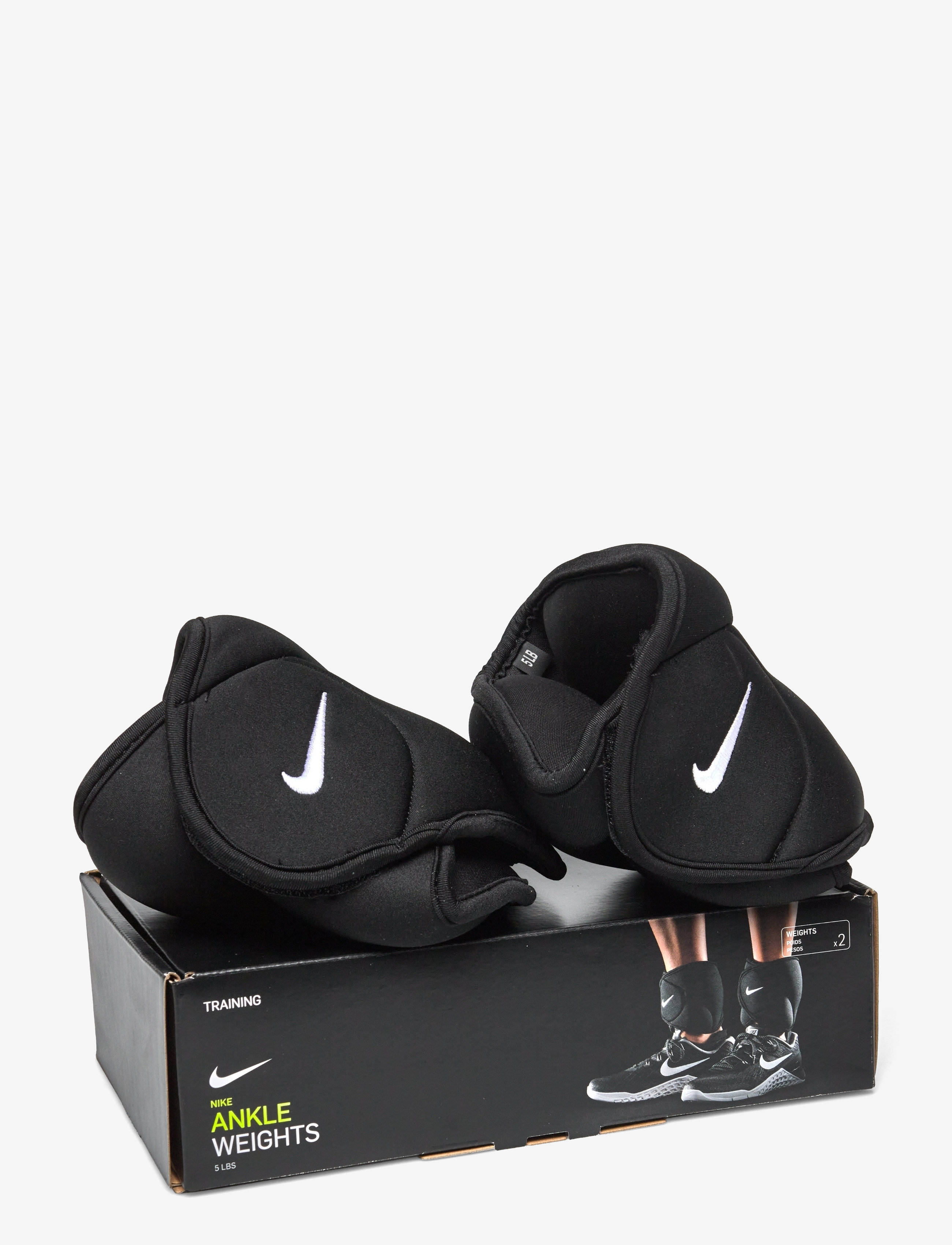 NIKE Equipment - NIKE ANKLE WEIGHTS 5 LB/2.27 KG EACH - vikter - black/white - 2