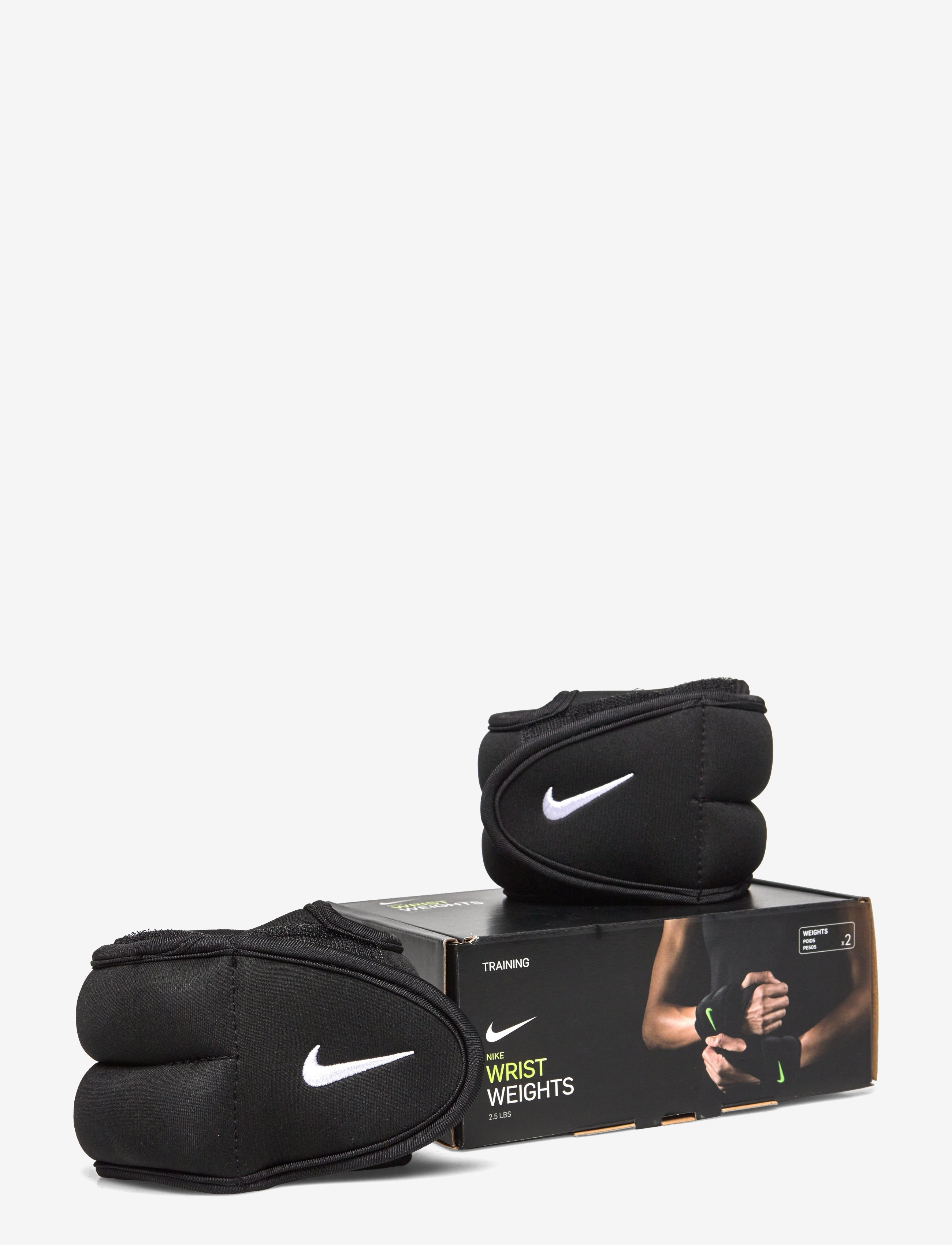 NIKE Equipment - NIKE WRIST WEIGHTS 2.5 LB/1.1 KG EACH - svoriai - black/white - 2