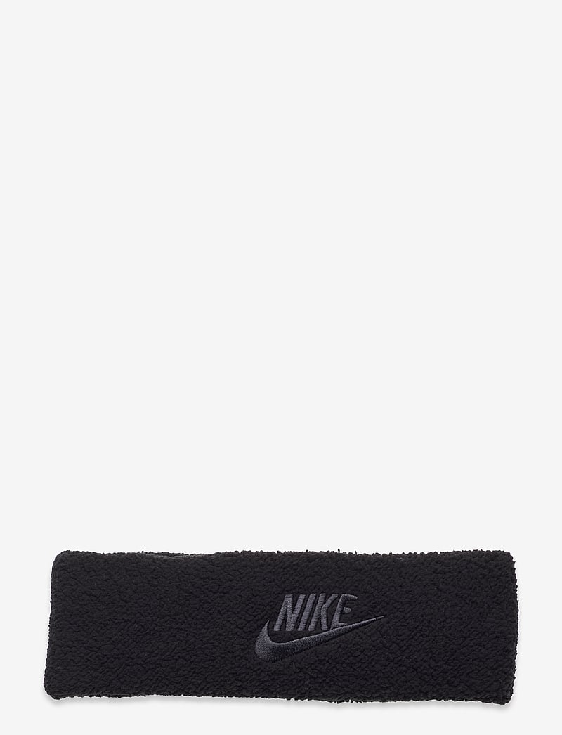 NIKE Equipment - NIKE HEADBAND HIGH PILE FLEECE - galvos raiščiai - black/dk smoke grey - 0