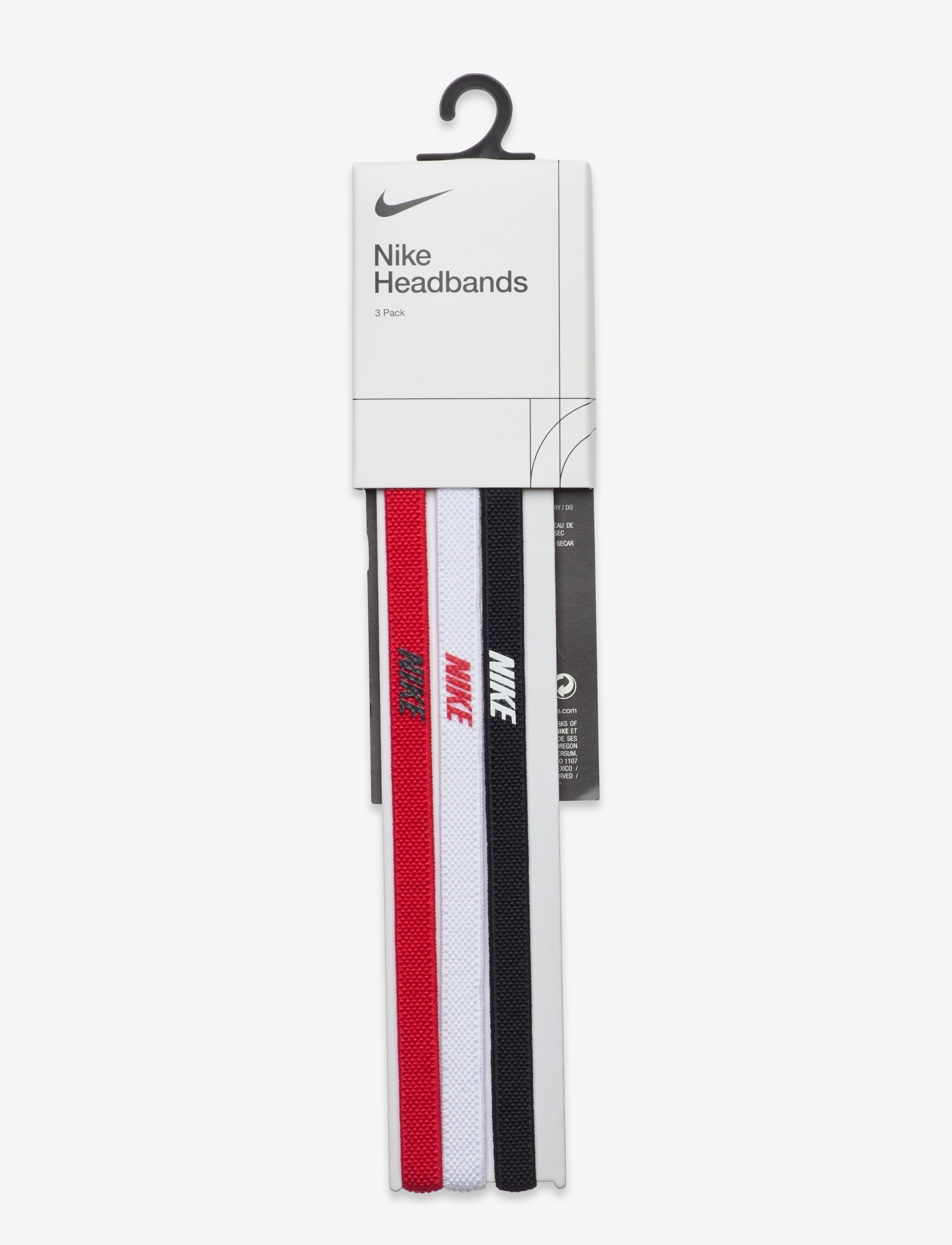 NIKE Equipment Nike Elastic Headbands 2.0 3 Pk, One Size, Headwear, Mehrfarbig/gemustert - Headbands, Frauen
