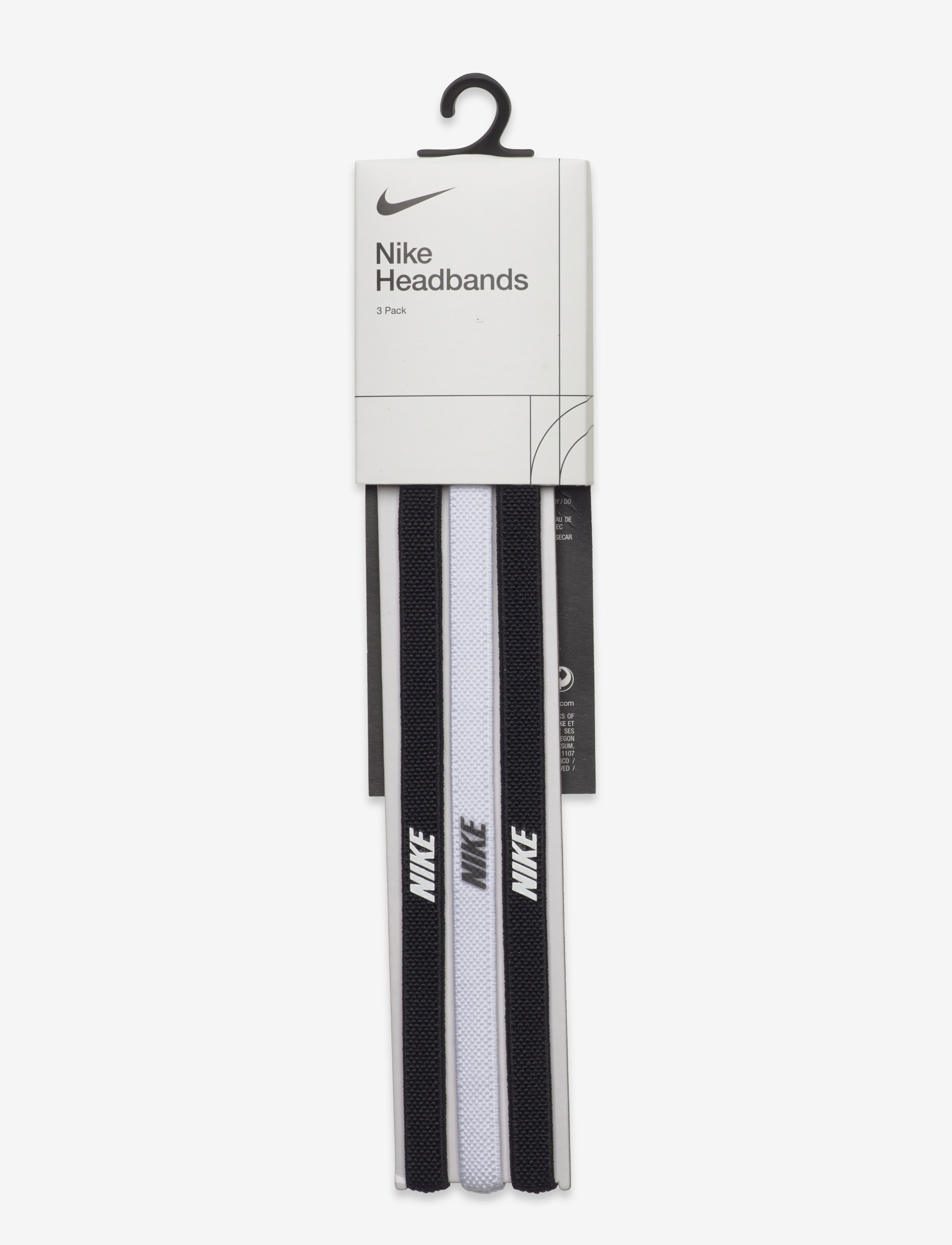 NIKE Equipment Nike Elastic Headbands 2.0 3 Pk, One Size, Headwear, Mehrfarbig/gemustert - Headbands, Frauen