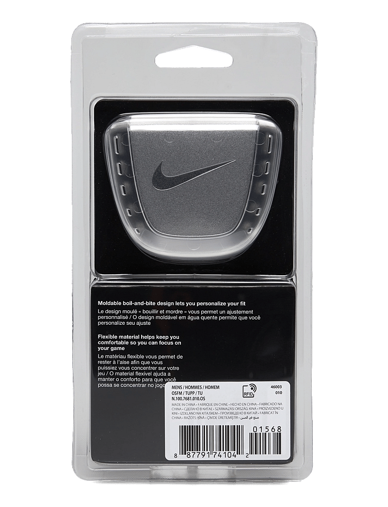 NIKE Equipment - NIKE ALPHA CE MOUTH GUARD - nyrkkeilyvarusteet - black/white - 1