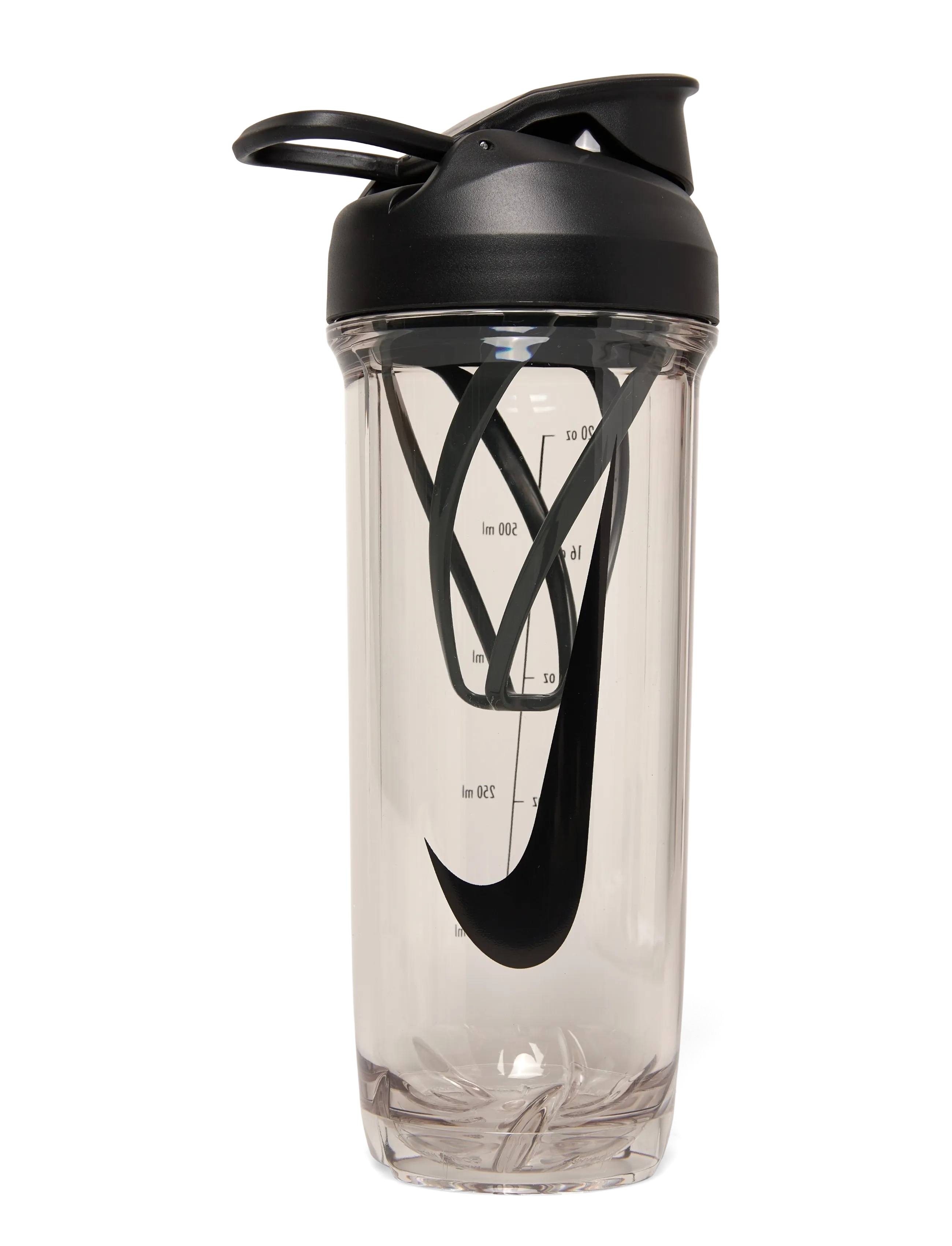 NIKE TR RECHARGE SHAKER BOTTLE 2.0 24 OZ - CLEAR/BLACK/ANTHRACITE/BLACK