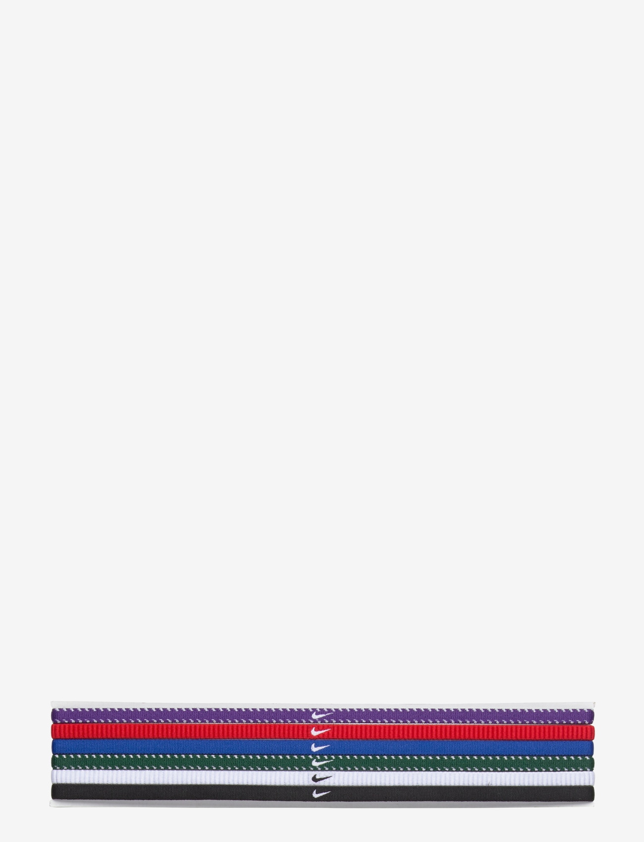 NIKE Equipment - NIKE FLEX CLASSIC SLIM HEADBANDS 6PK - headbands - game royal/university red/white - 0