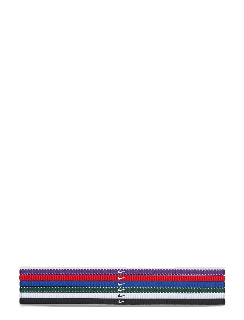 NIKE Equipment - NIKE FLEX CLASSIC SLIM HEADBANDS 6PK - matu lentes - game royal/university red/white - 0