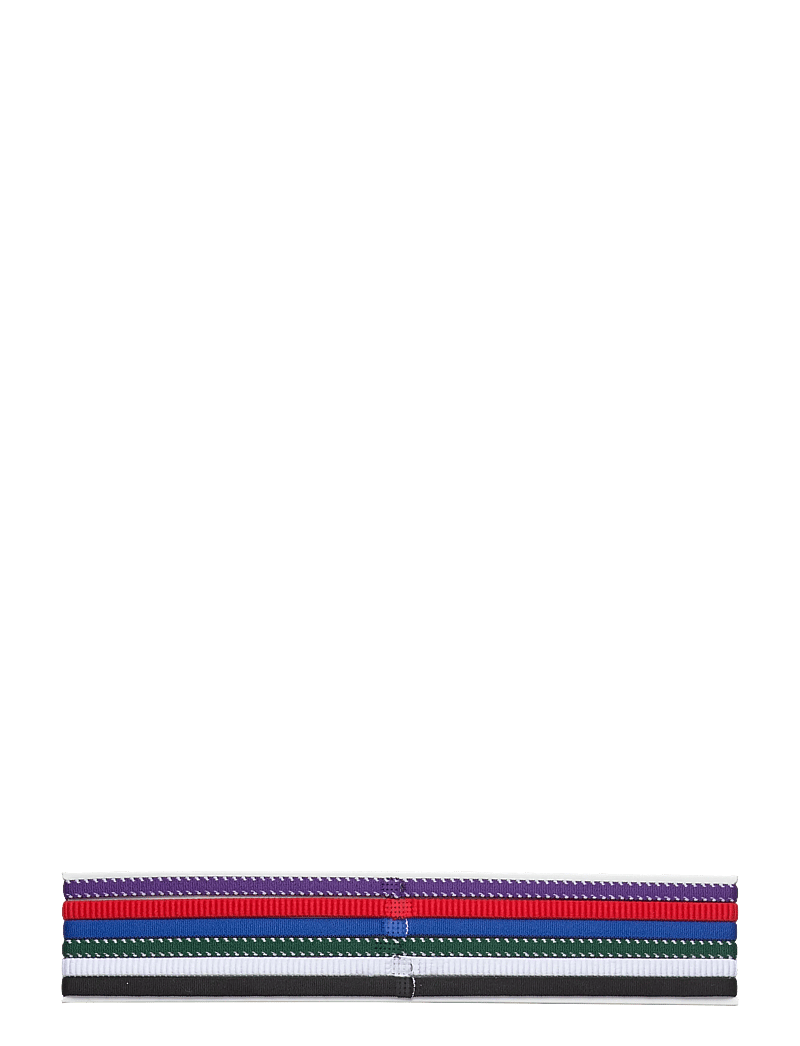NIKE Equipment - NIKE FLEX CLASSIC SLIM HEADBANDS 6PK - matu lentes - game royal/university red/white - 1