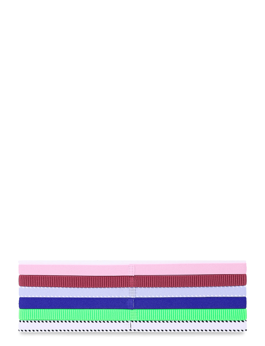 NIKE Equipment - NIKE FLEX CLASSIC HEADBANDS 6PK - stirnbänder - pink rise/pink smoke/white - 1