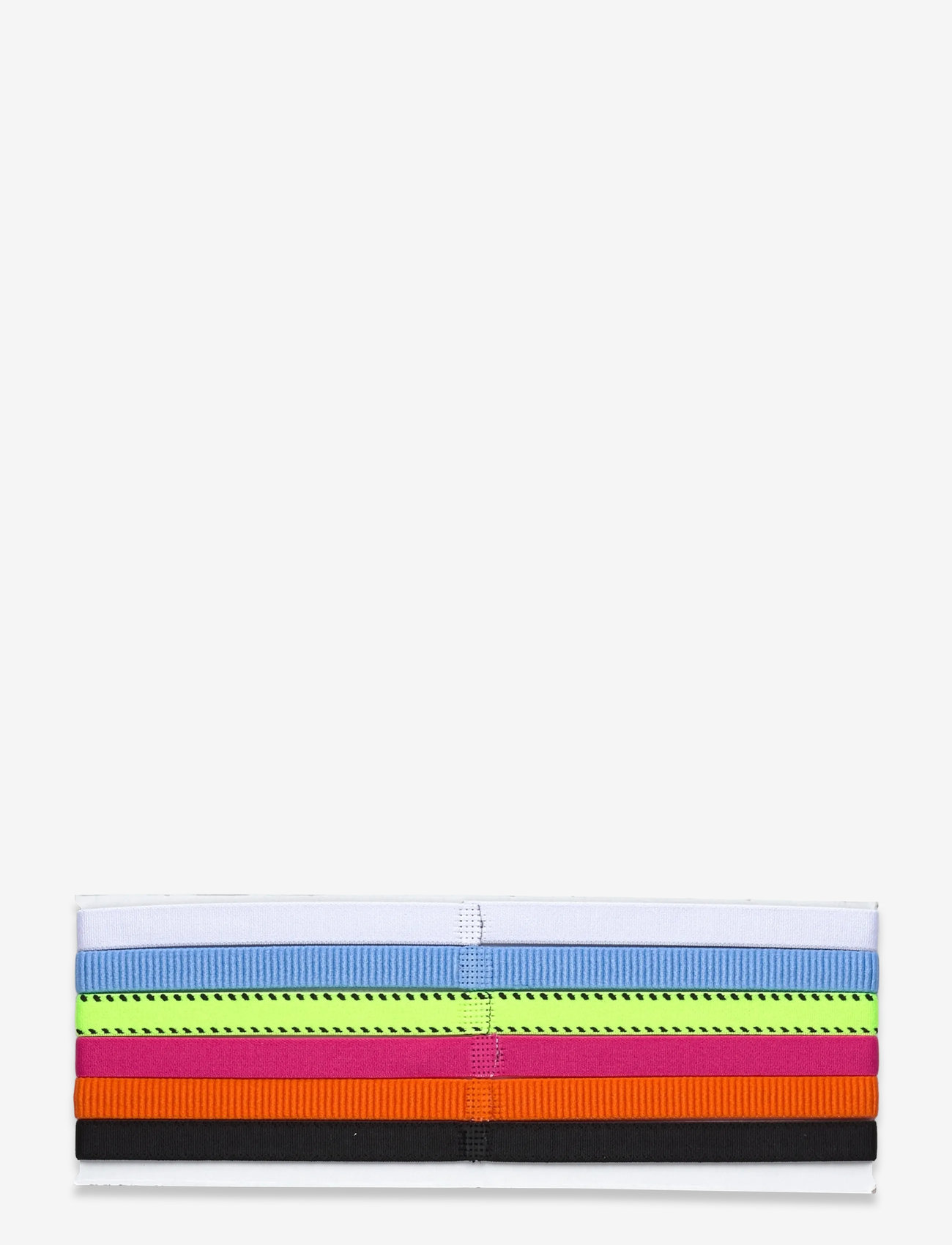 NIKE Equipment - NIKE FLEX CLASSIC HEADBANDS 6PK - pandebånd - volt/vivid pink/white - 1