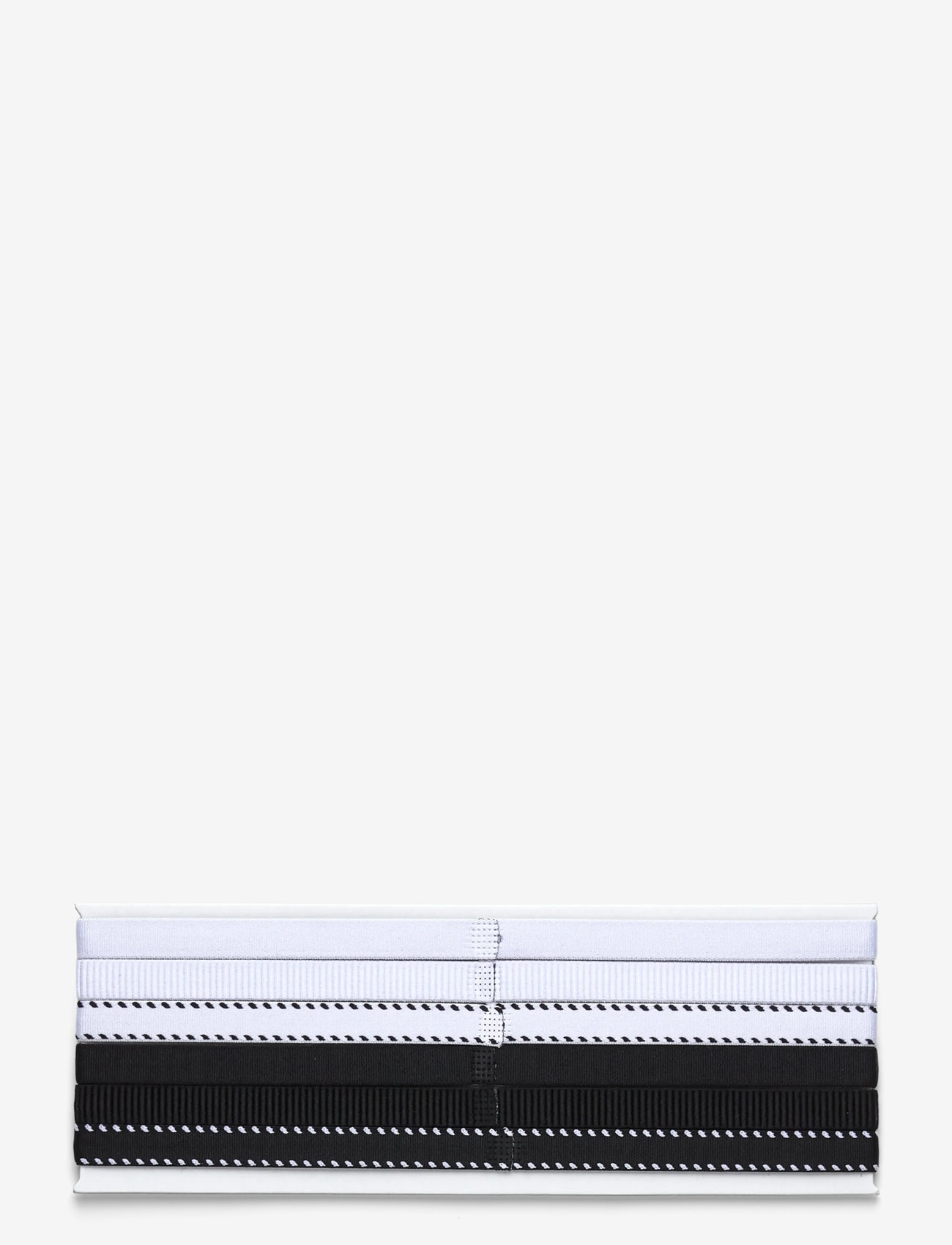 NIKE Equipment - NIKE FLEX CLASSIC HEADBANDS 6PK - stirnbänder - white/black/white - 1