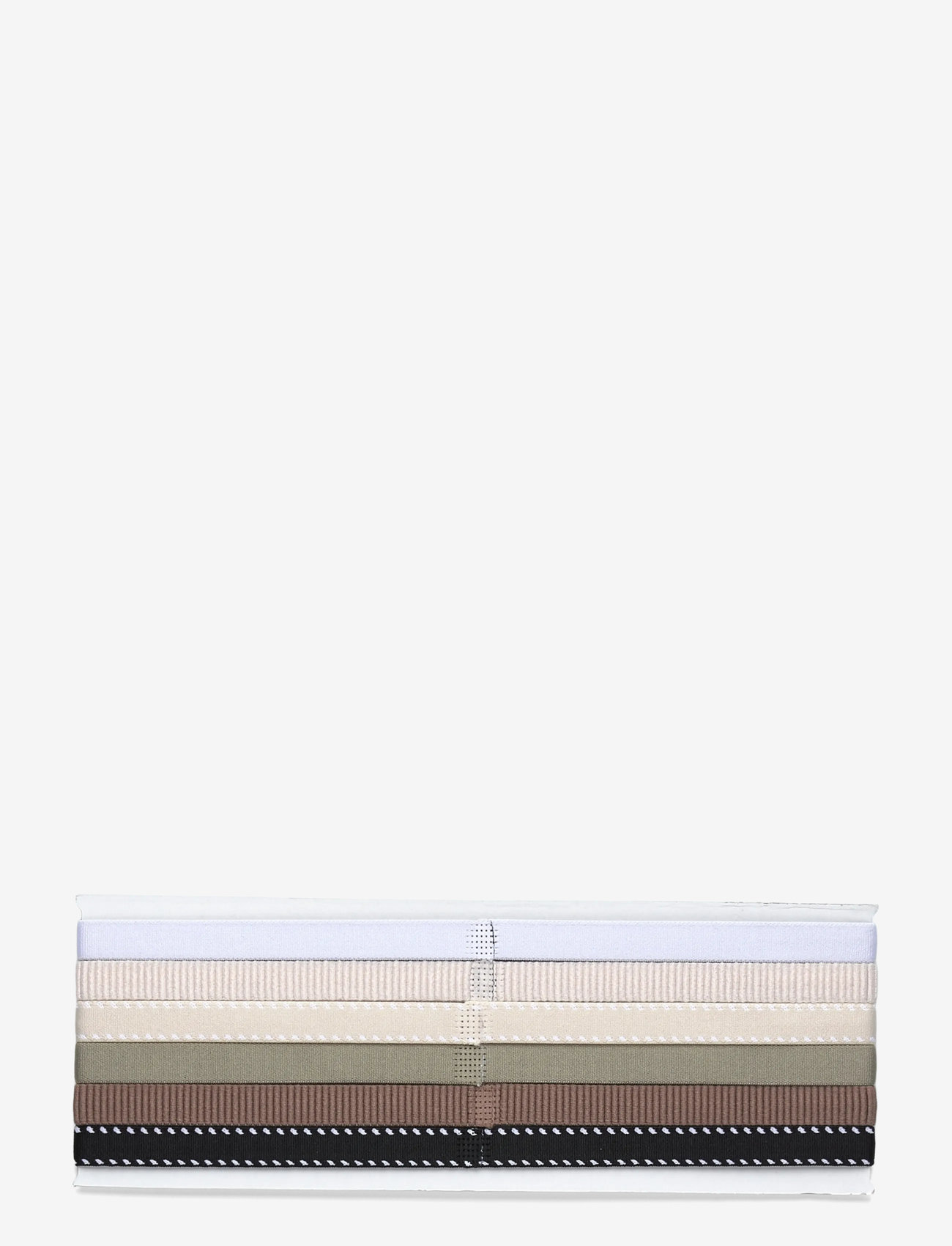 NIKE Equipment - NIKE FLEX CLASSIC HEADBANDS 6PK - stirnbänder - white/light army/black - 1