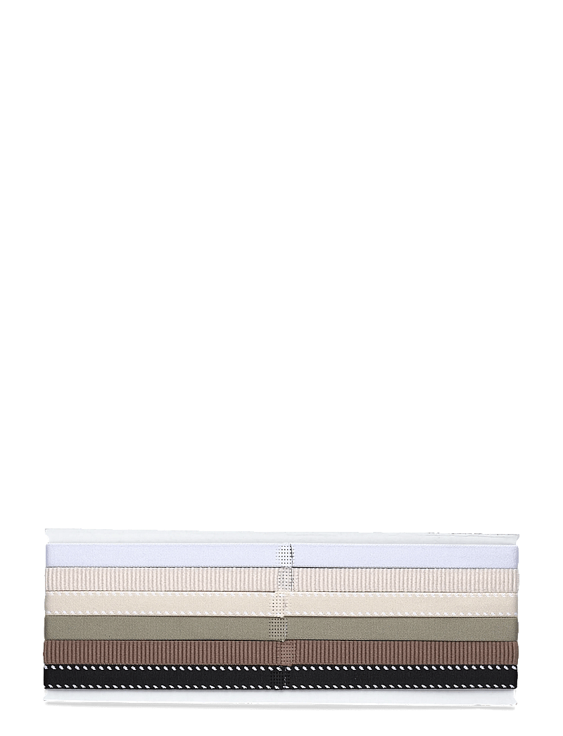 NIKE Equipment - NIKE FLEX CLASSIC HEADBANDS 6PK - stirnbänder - white/light army/black - 1