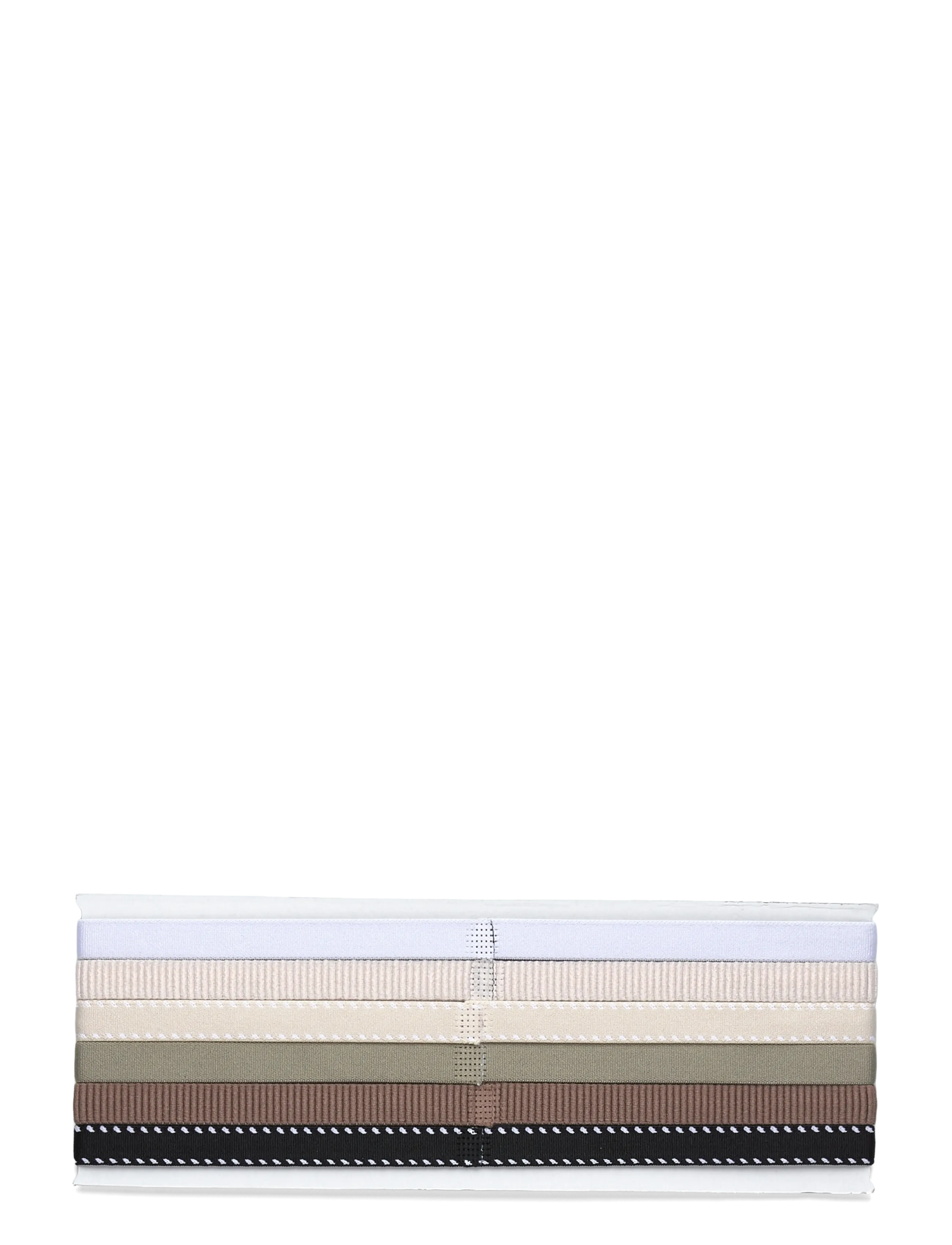 NIKE Equipment - NIKE FLEX CLASSIC HEADBANDS 6PK - headbands - white/light army/black - 1