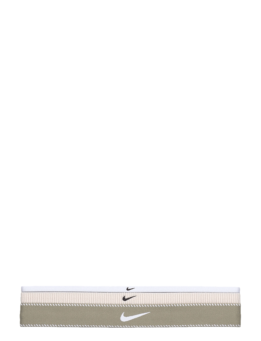 NIKE Equipment - NIKE FLEX CLASSIC MIXED WIDTH HEADBANDS 3PK - opaski na głowę - light soft pink/light army/white - 0