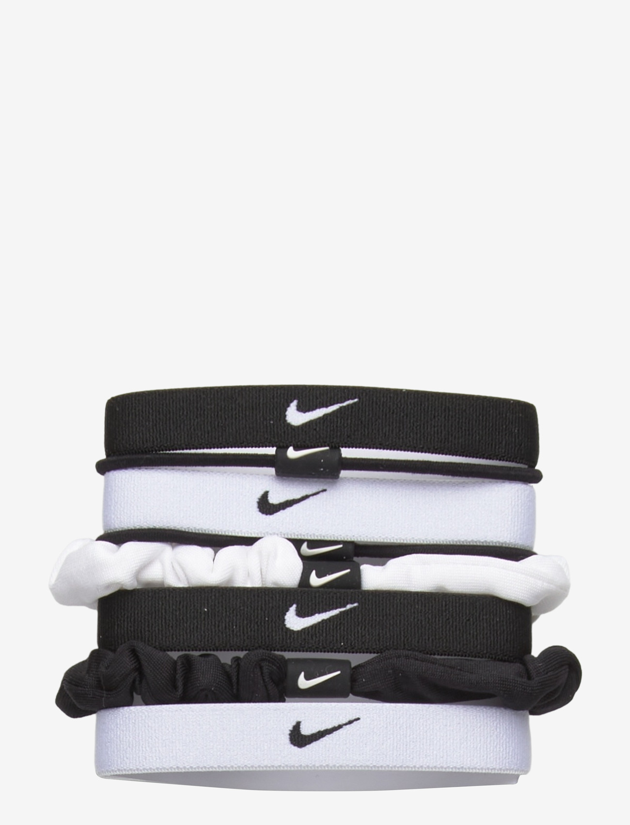 NIKE Equipment - NIKE FLEX CLASSIC MIXED HAIR TIES 8PK - peapaelad - white/black/black - 0