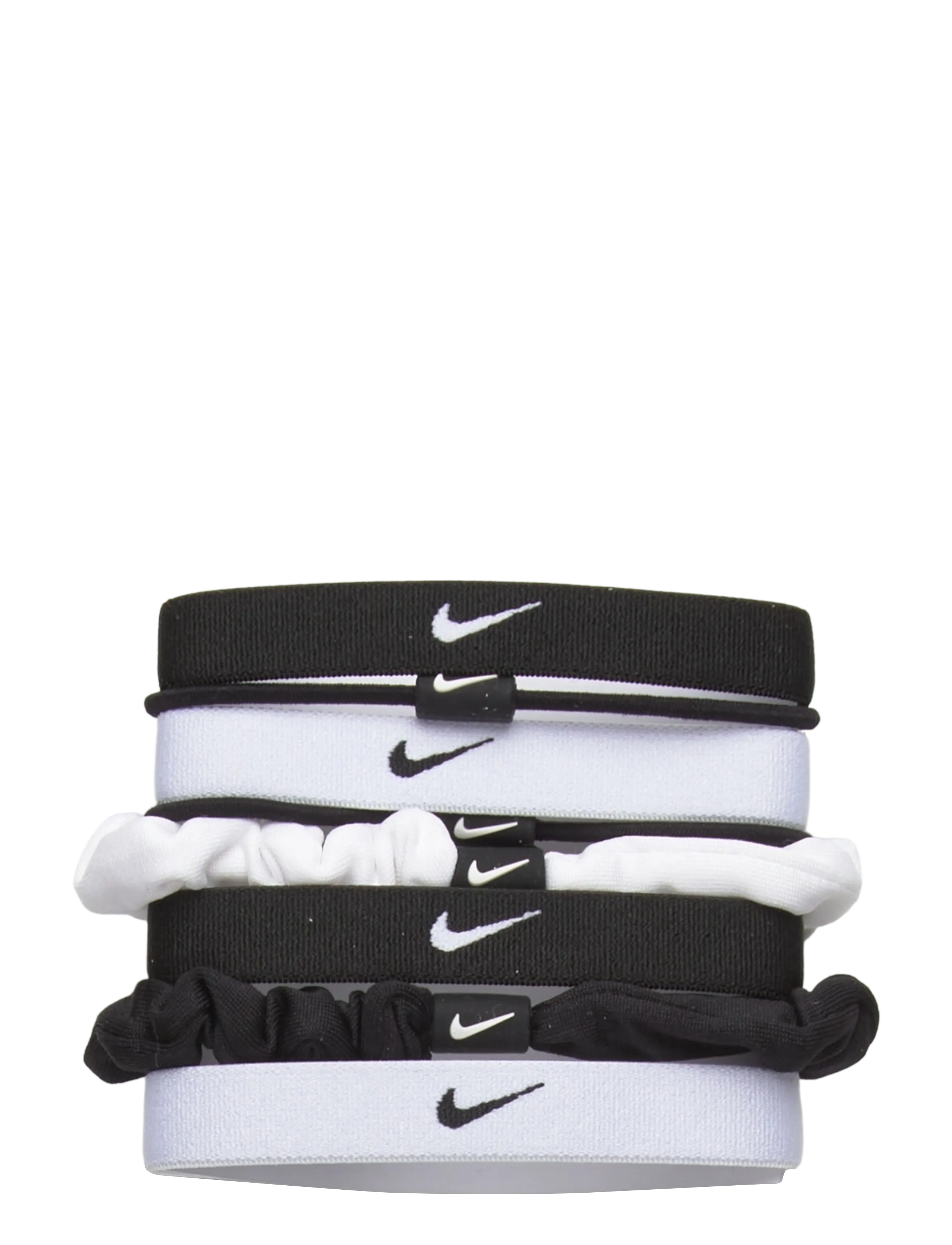 NIKE Equipment NIKE FLEX CLASSIC MIXED HAIR TIES 8PK - Akcija - WHITE/BLACK/BLACK / black