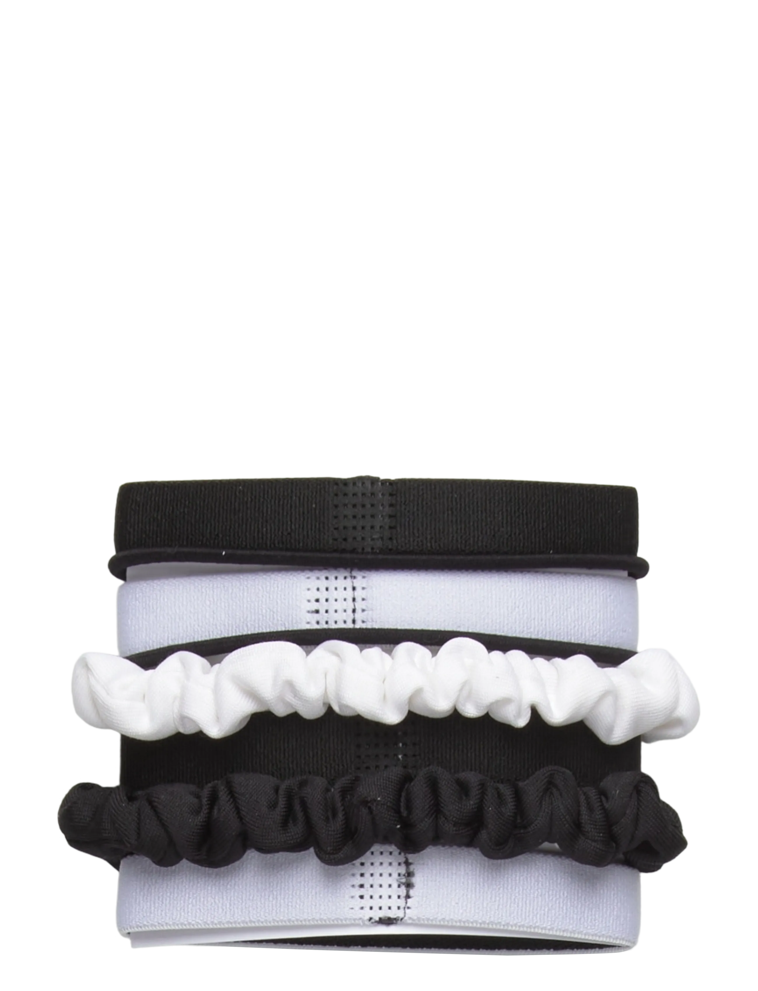 NIKE Equipment - NIKE FLEX CLASSIC MIXED HAIR TIES 8PK - headbands - white/black/black - 1